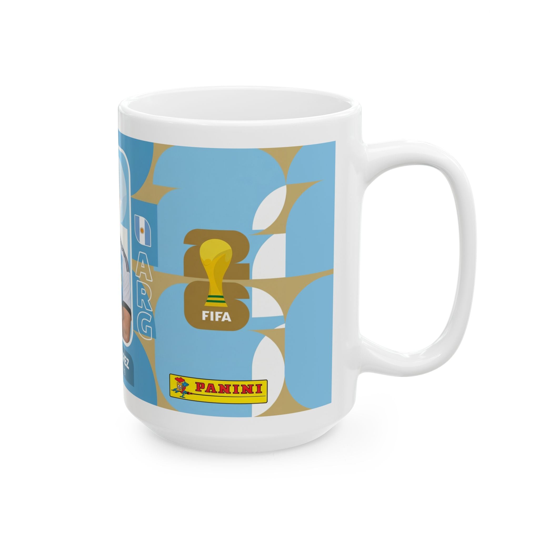 Argentina Soccer Player Julian Alvarez Mug — Ceramic Coffee Cup (11oz/15oz), World Cup 2026 Mugs