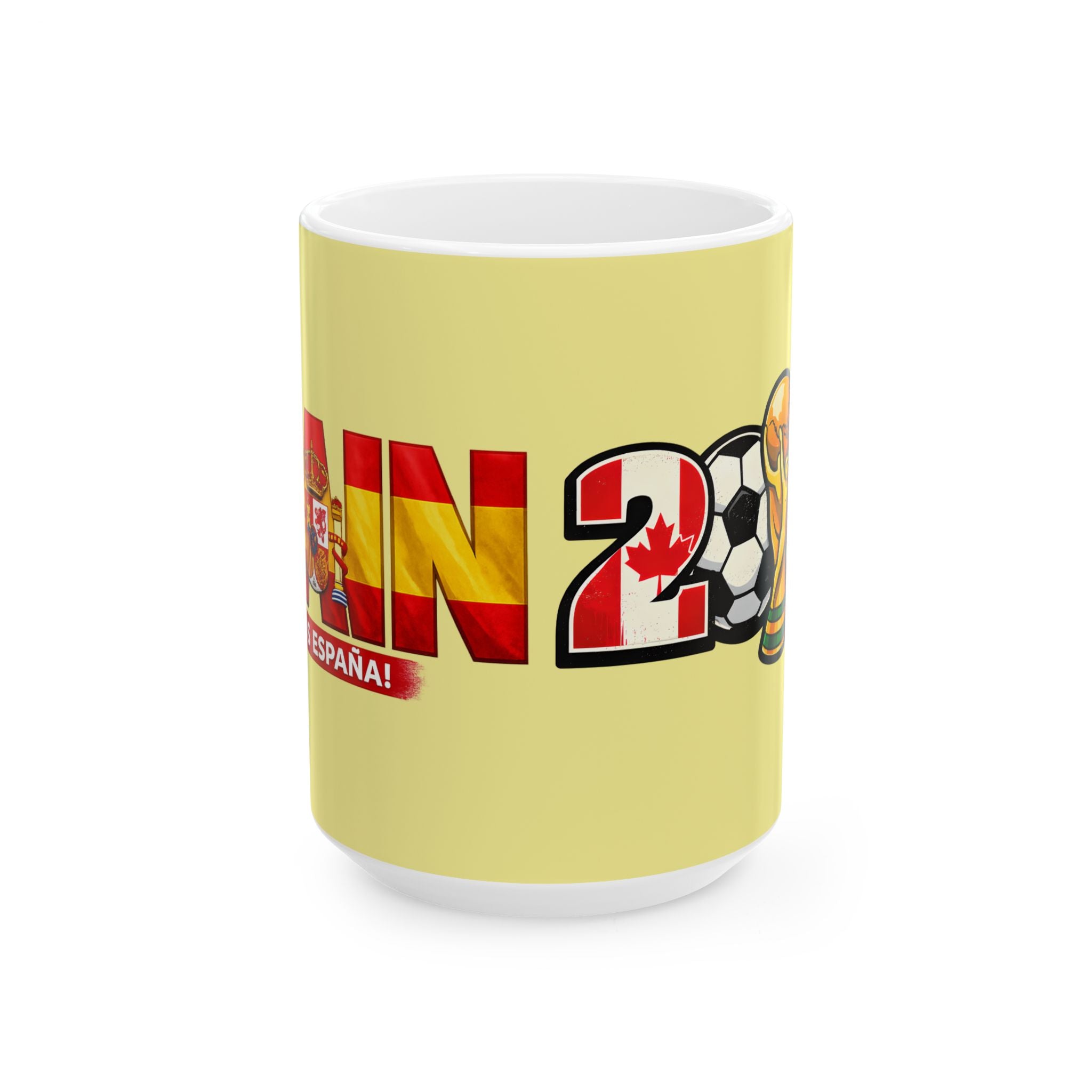 Spain World Cup 2026 Mug, Ceramic Coffee Cup, Spain Flag, Gift For Dad