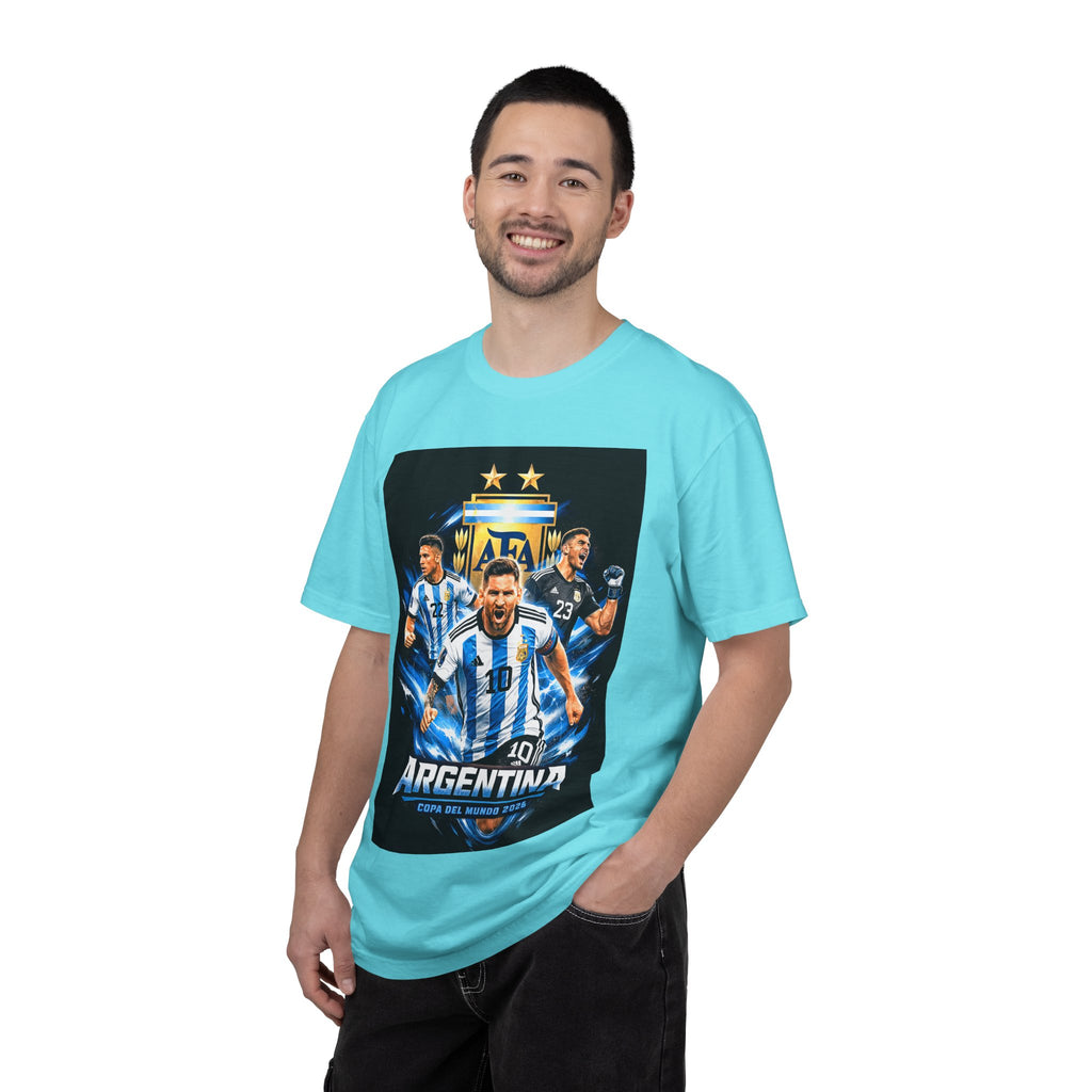 Argentina Soccer Players T-Shirt | 2026 World Cup Back Print, Argentina Flag, Gift for him, Collectible
