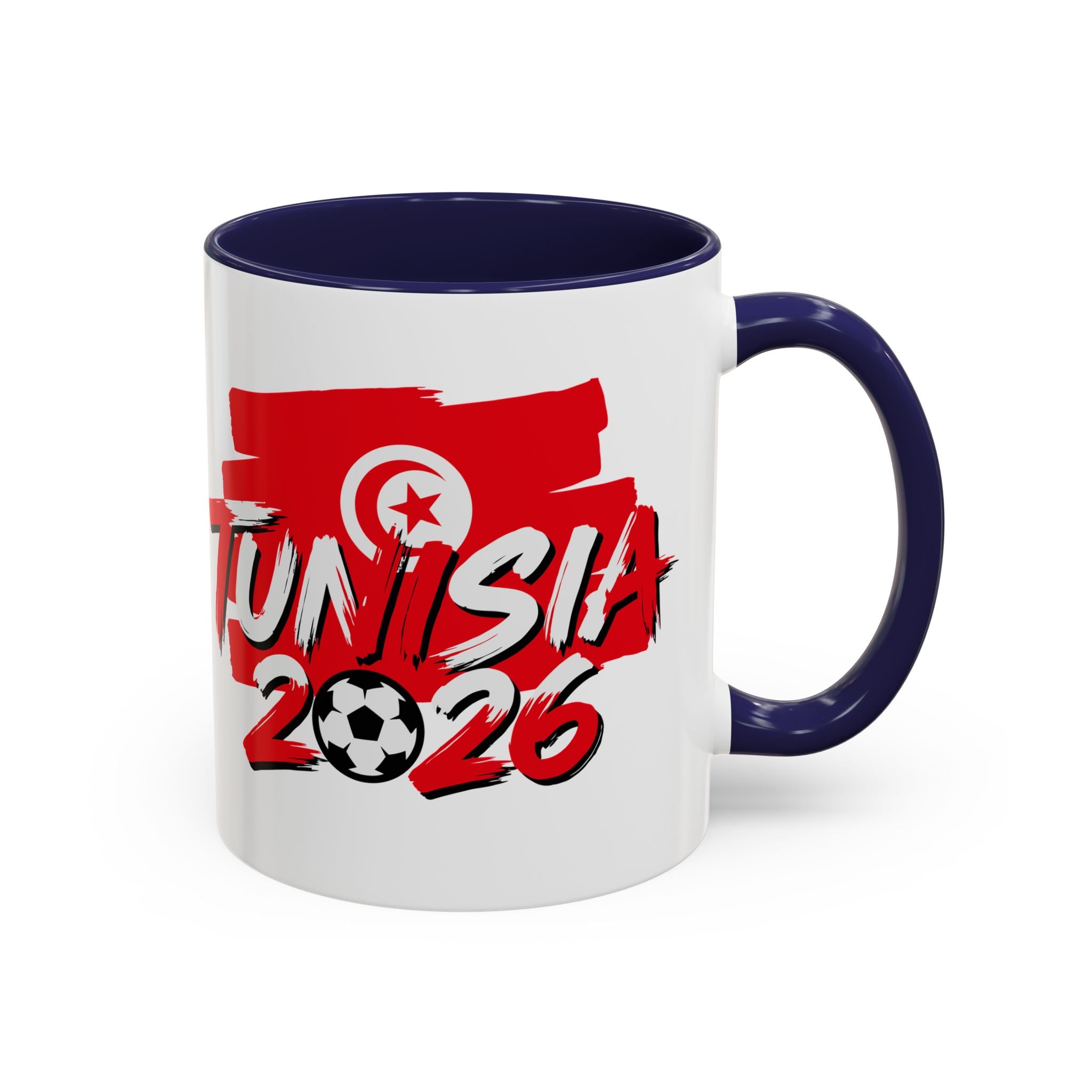 Tunisia 2026 Soccer Logo Mug | World Cup Fan Coffee Mug, Soccer World Cup 2026, Gift for Dad