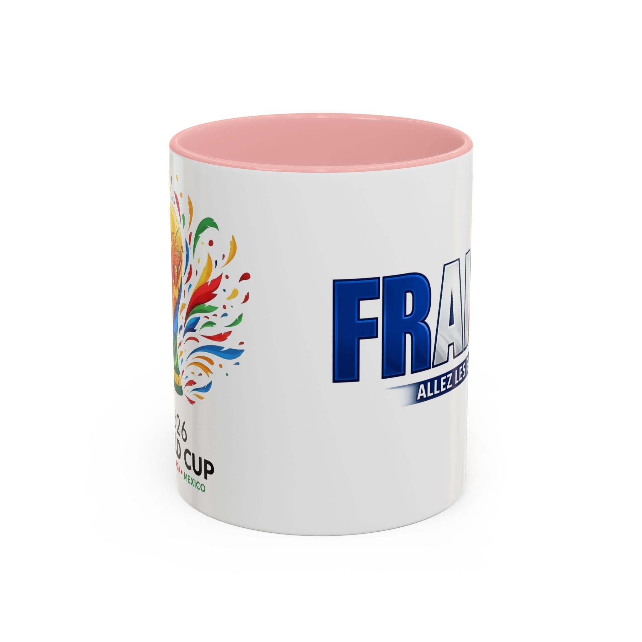 France Tricolor Logo Coffee Mug | Accent Coffee Mug 11oz 15oz, Worl Cup 2026, Gift for mom and dad