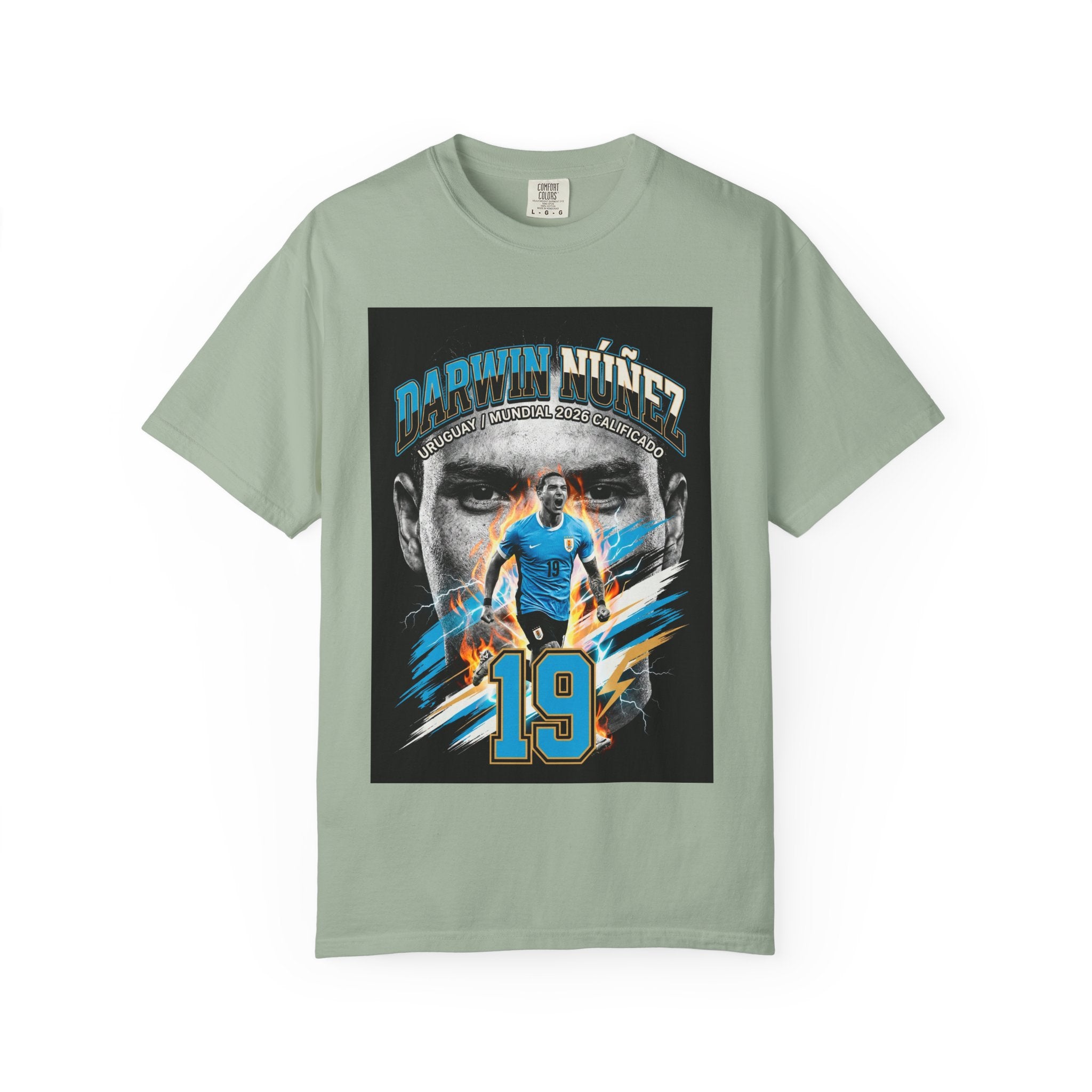 Darwin Núñez 19 Soccer Player T-Shirt | 2026 World Cup Tee, Uruguay Flag, Gift for him, Collectible