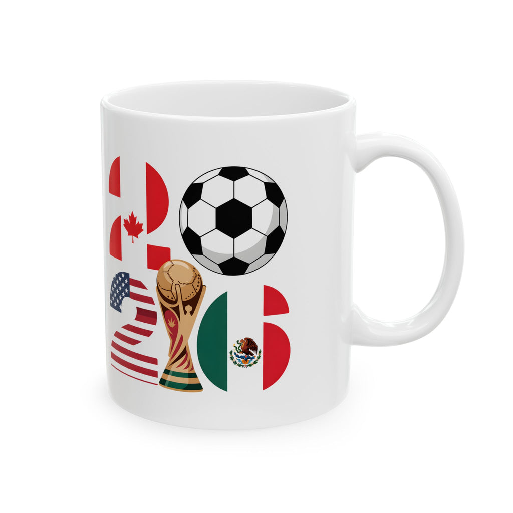 Morocco Soccer Crest Mug | Soccer Ball, World Cup 2026 Coffee Mugs, Morocco Fan ,Gift For Dad