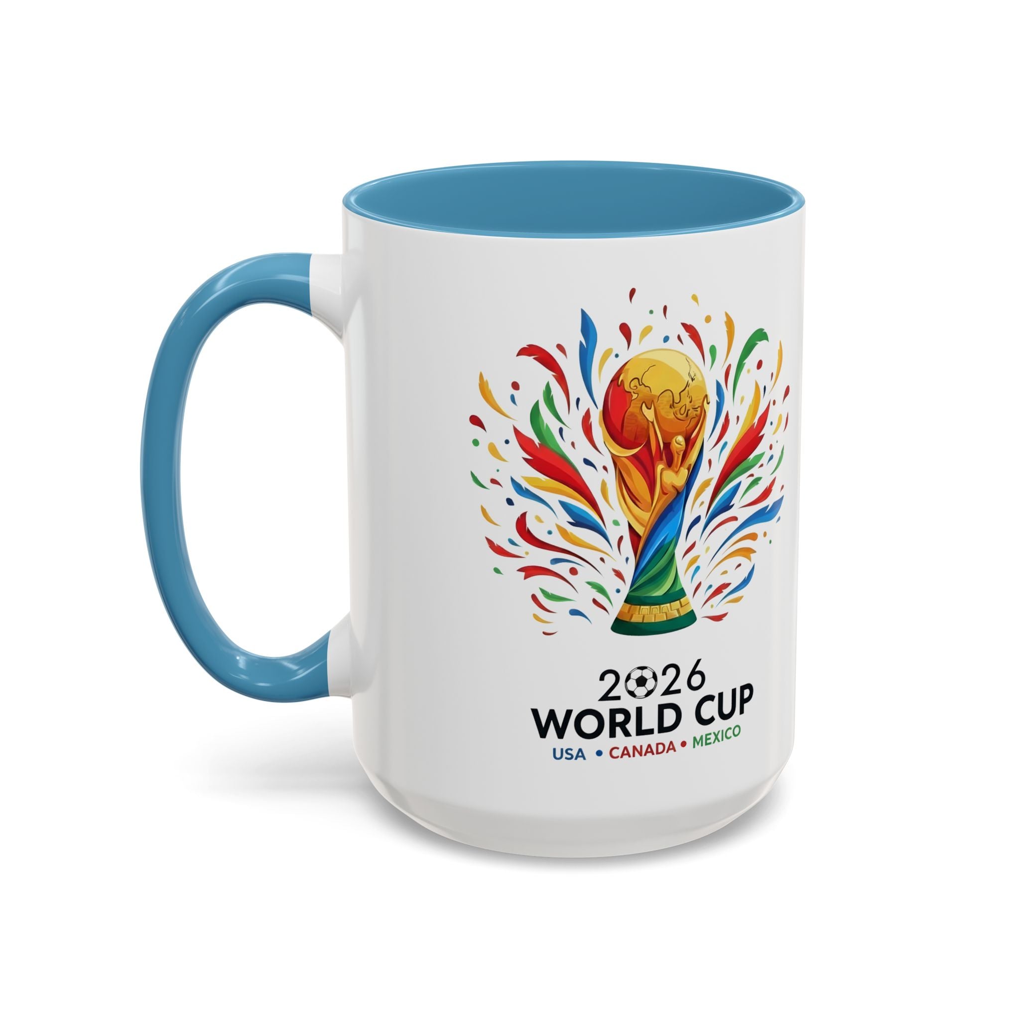 France Tricolor Logo Coffee Mug | Accent Coffee Mug 11oz 15oz, Worl Cup 2026, Gift for mom and dad