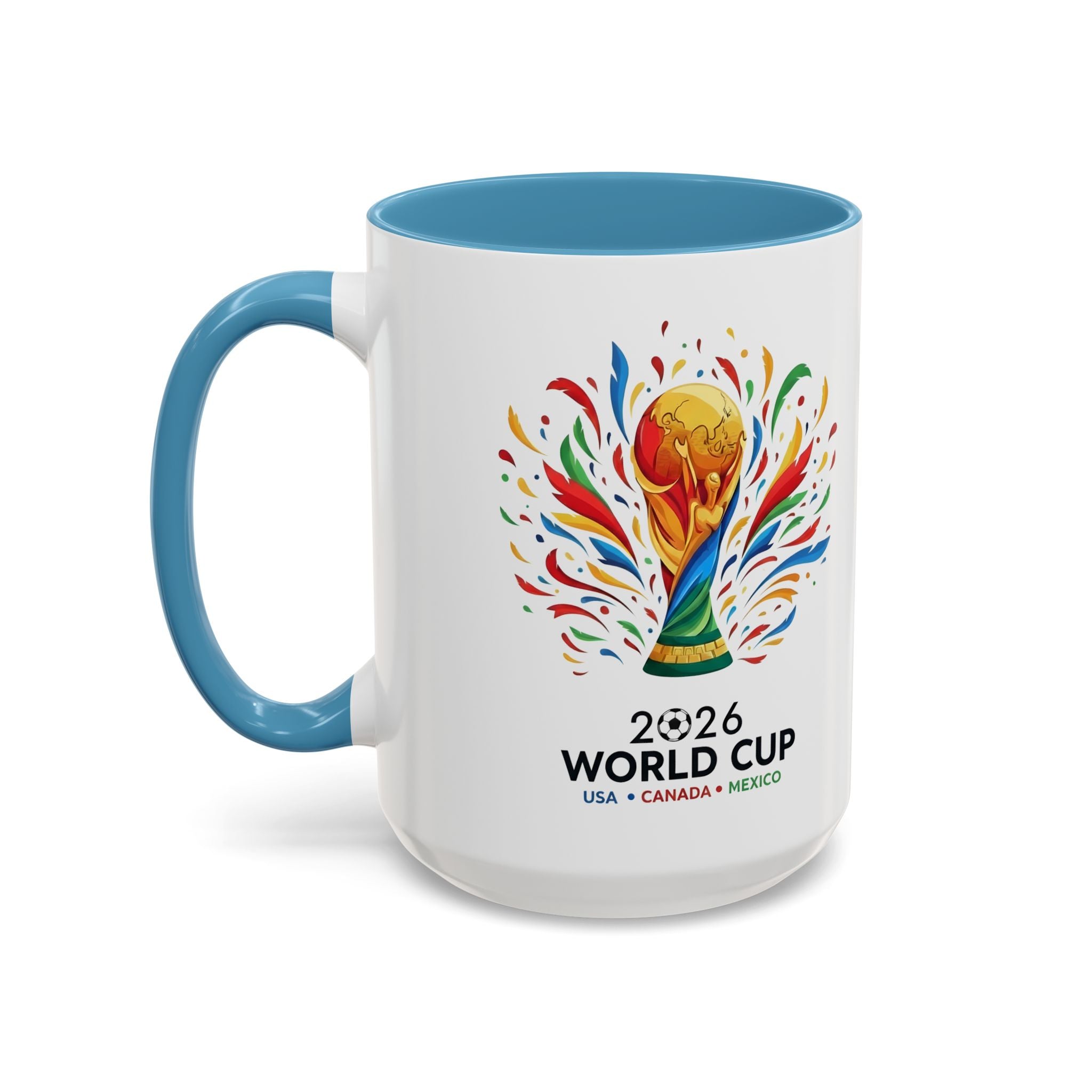 Panama 2026 Soccer Logo Accent Mug | 11oz 15oz, World Cup 2026, Gift for Dad