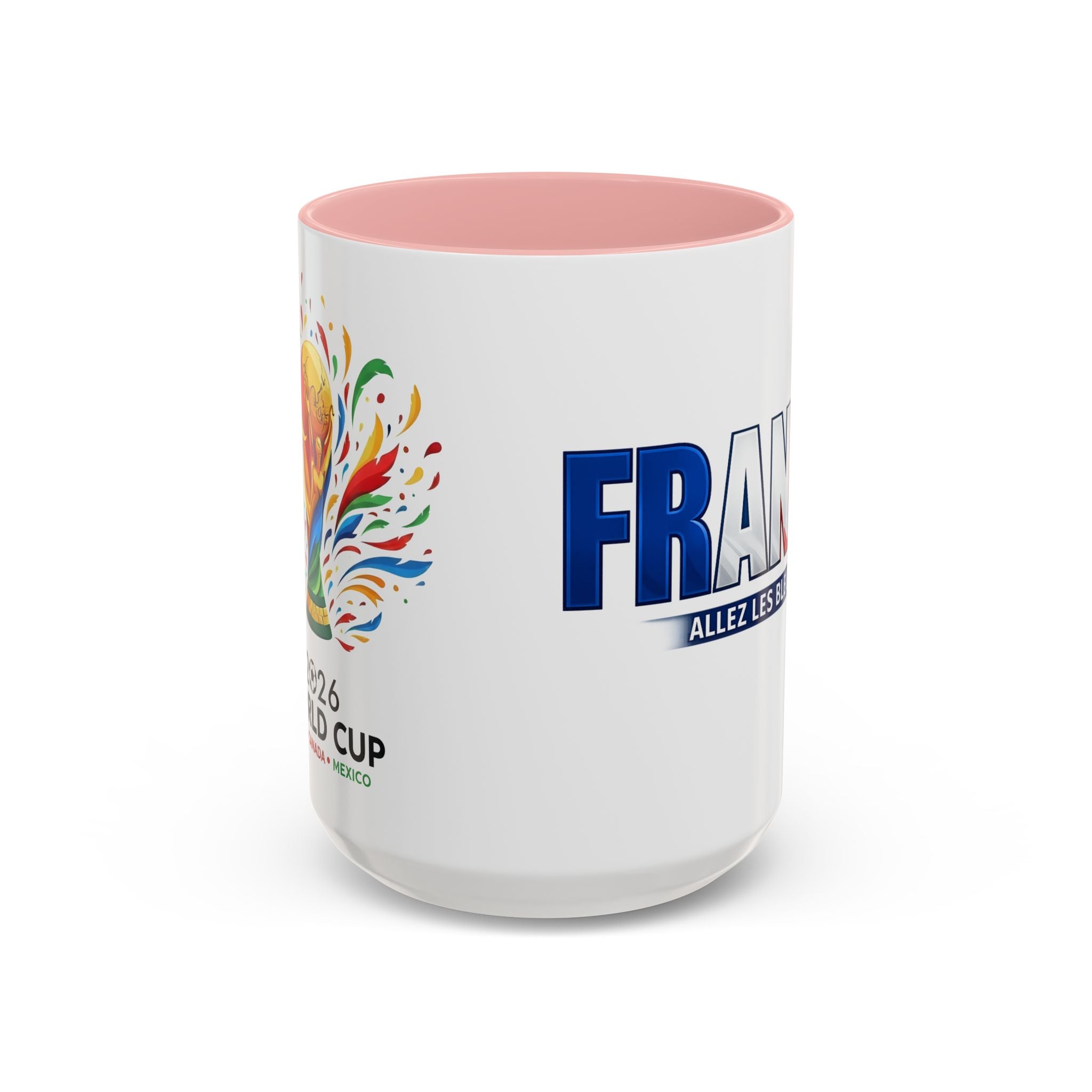 France Tricolor Logo Coffee Mug | Accent Coffee Mug 11oz 15oz, Worl Cup 2026, Gift for mom and dad