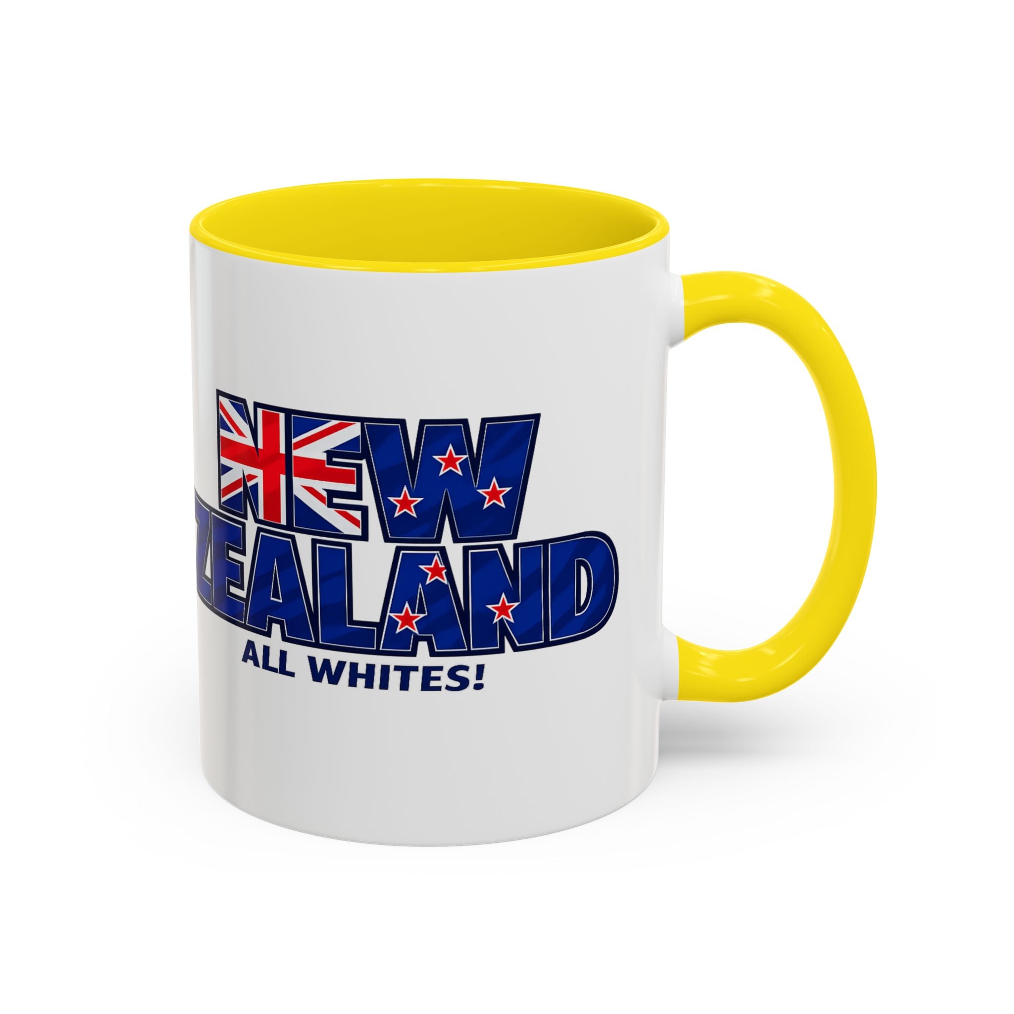 New Zealand All Whites Coffee Mug | Accent 11/15oz, World Cup 2026, Gift for Dad
