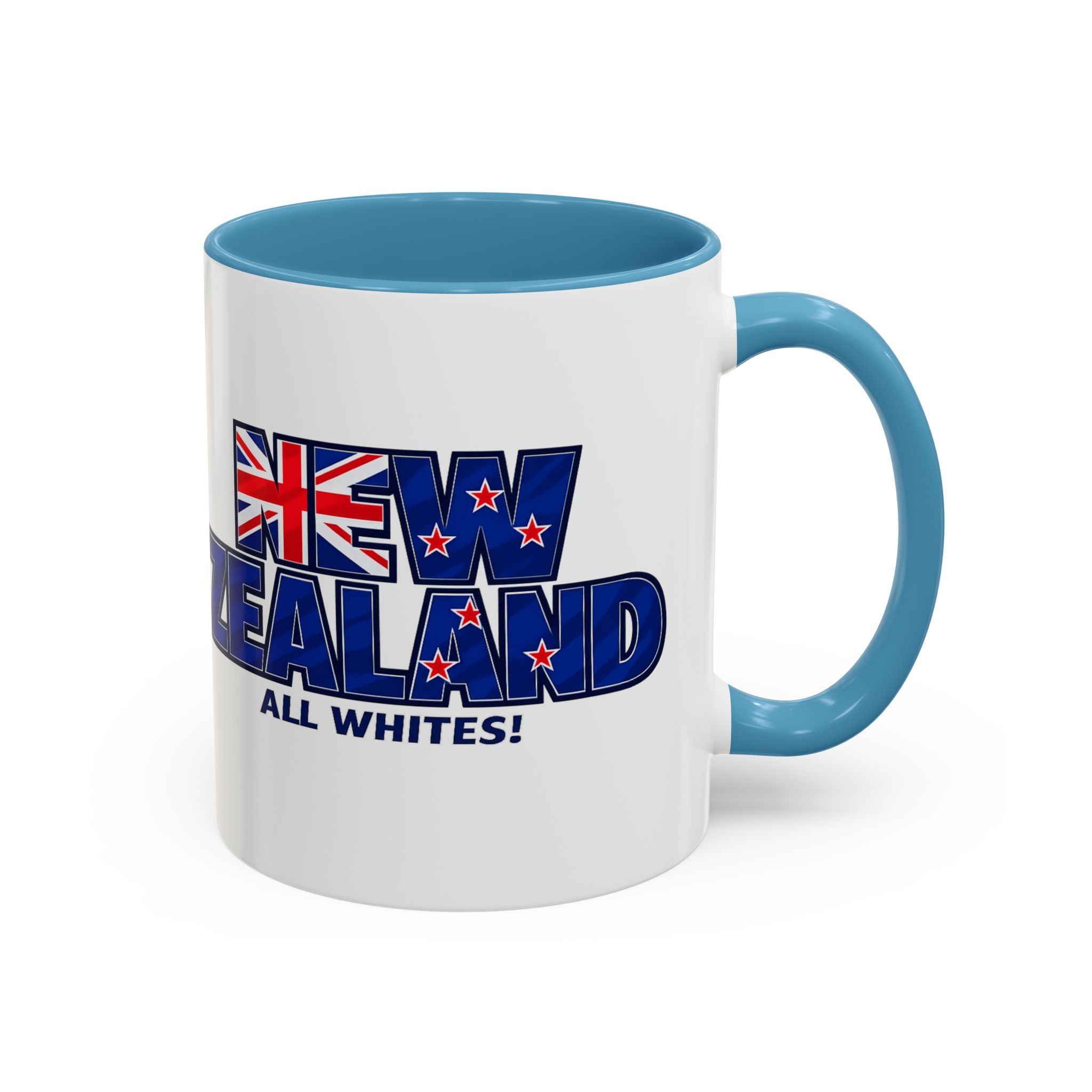 New Zealand All Whites Coffee Mug | Accent 11/15oz, World Cup 2026, Gift for Dad
