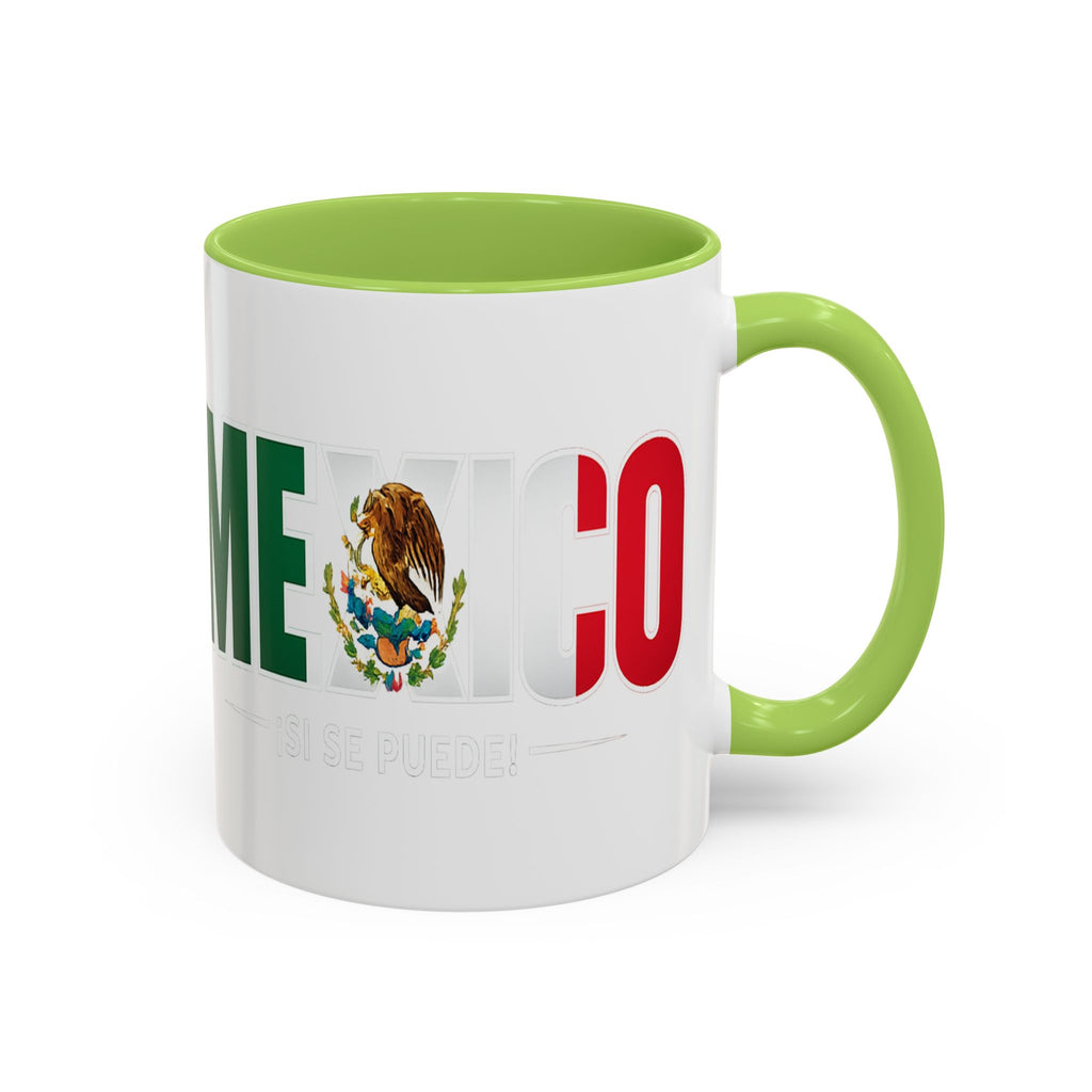 Mexico Coffee Mug | Accent Coffee Cup 11oz 15oz, World Cup 2026, Gift for Dad, Mexican Flag
