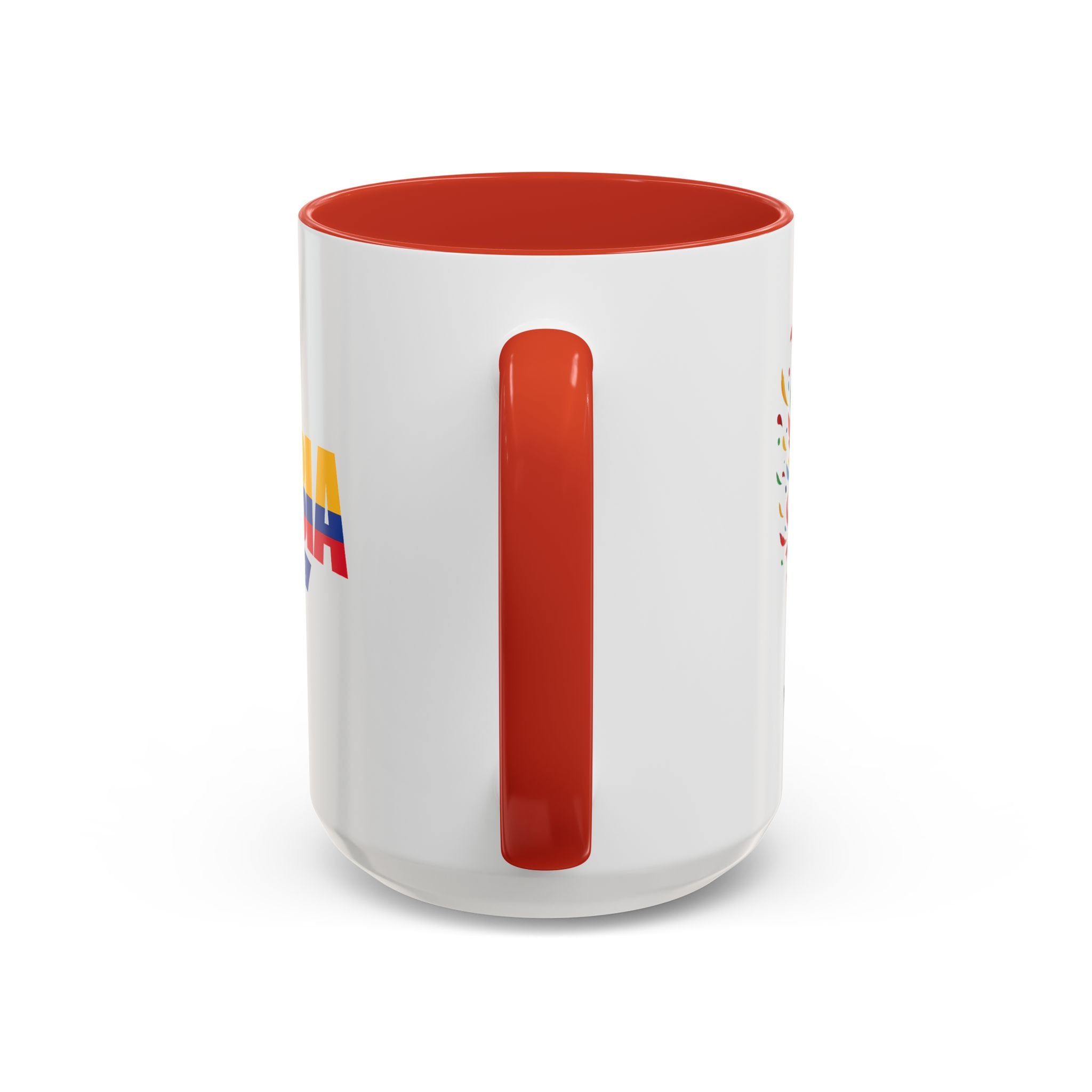 Colombia Vamos Colombia! Accent Coffee Mug | 11oz 15oz ceramic World Cup 2026, Soccer Gift