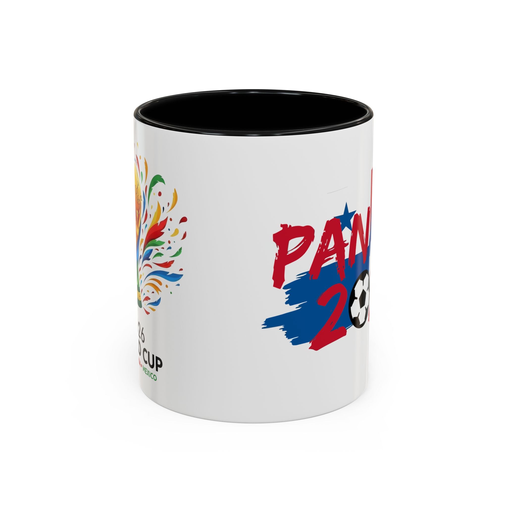 Panama 2026 Soccer Logo Accent Mug | 11oz 15oz, World Cup 2026, Gift for Dad