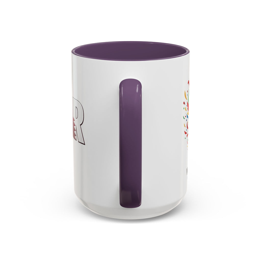 QATAR Yalla Qatar! Accent Coffee Mug | 11oz 15oz, Soccer World Cup 2026, Gifts for Dad