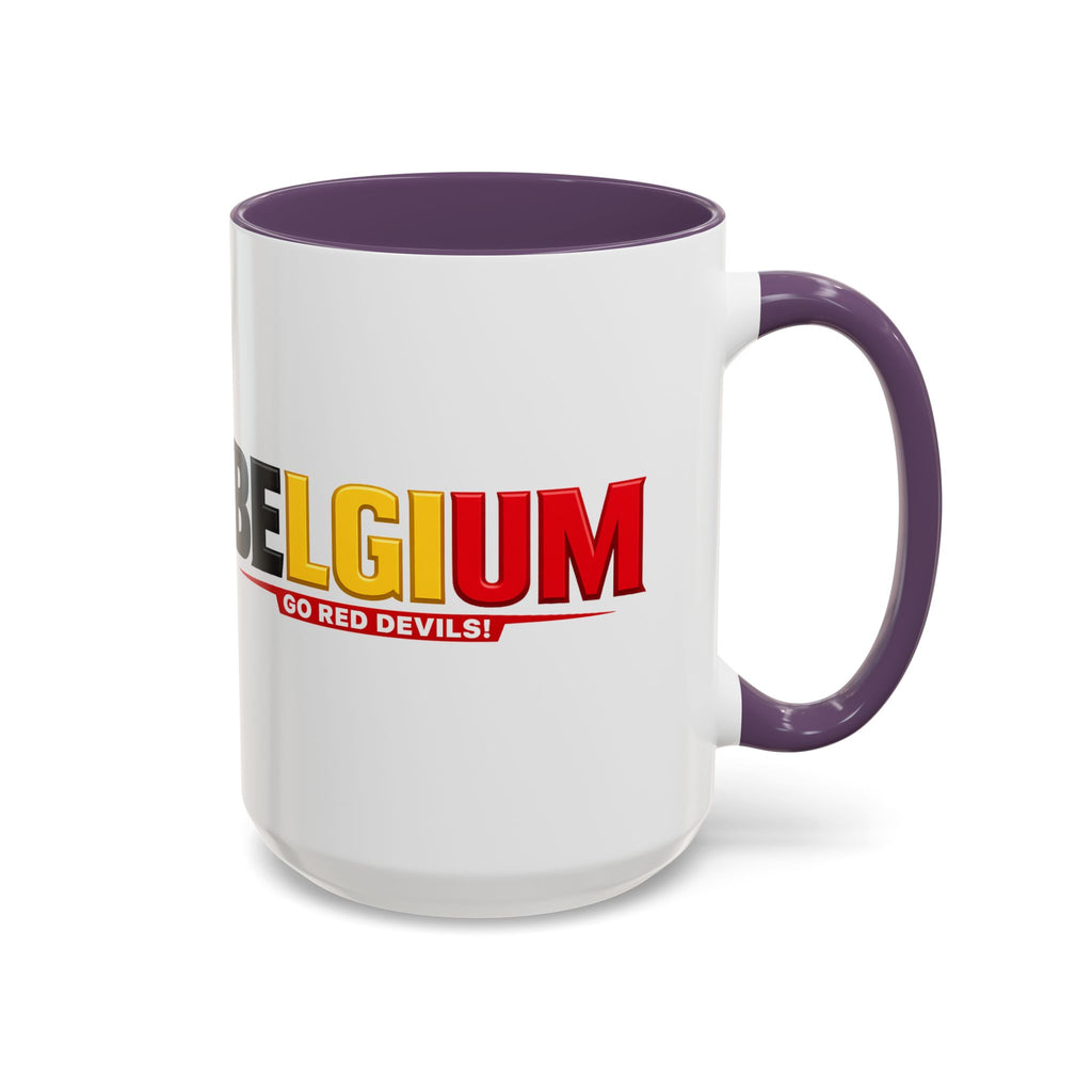 Belgium Go Red Devils Mug | Accent Coffee Mug 11oz 15oz