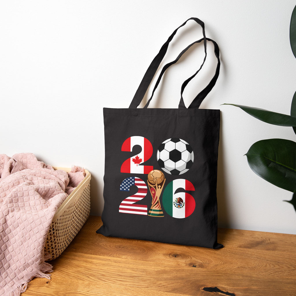 Argentina Soccer 2026 Tote Bag,  World Cup Football Design, Mother's Day Gift