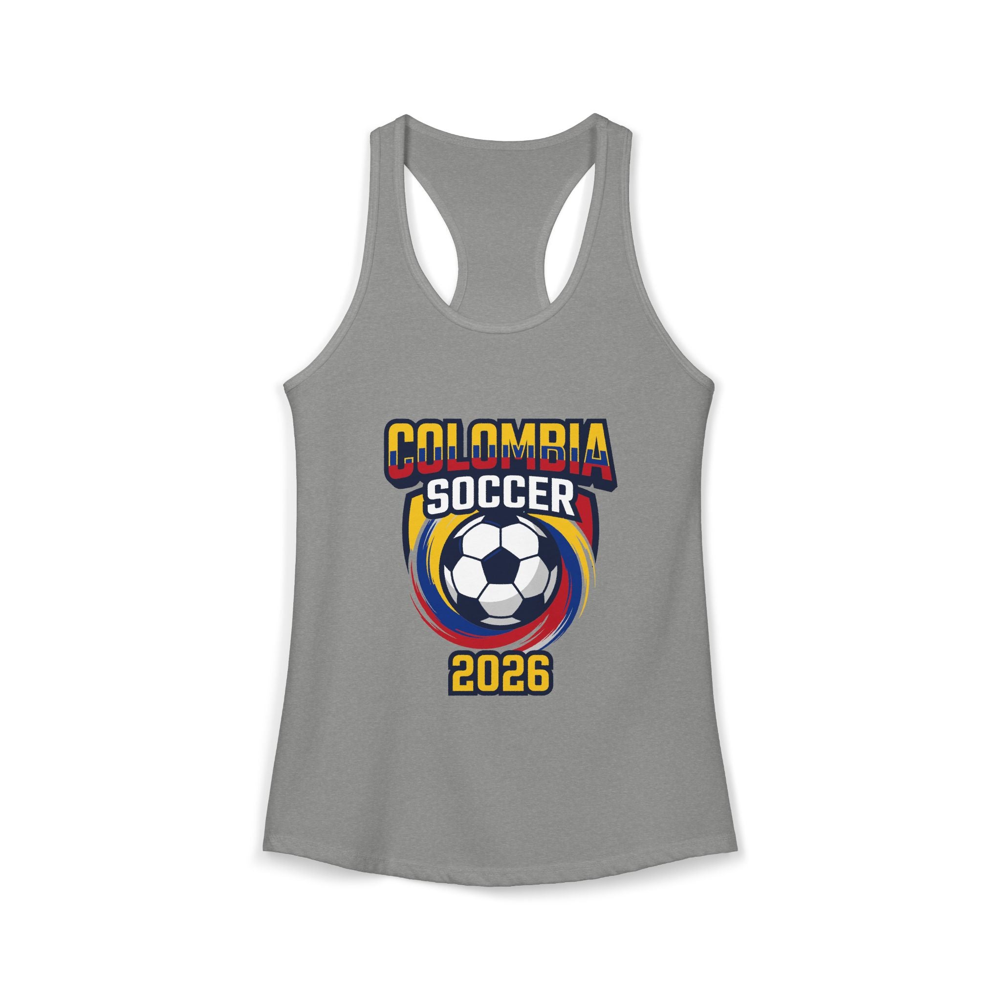 Colombia World Cup 2026 Racerback Tank | Colombia Soccer Tank Top, Mother's Day Sale