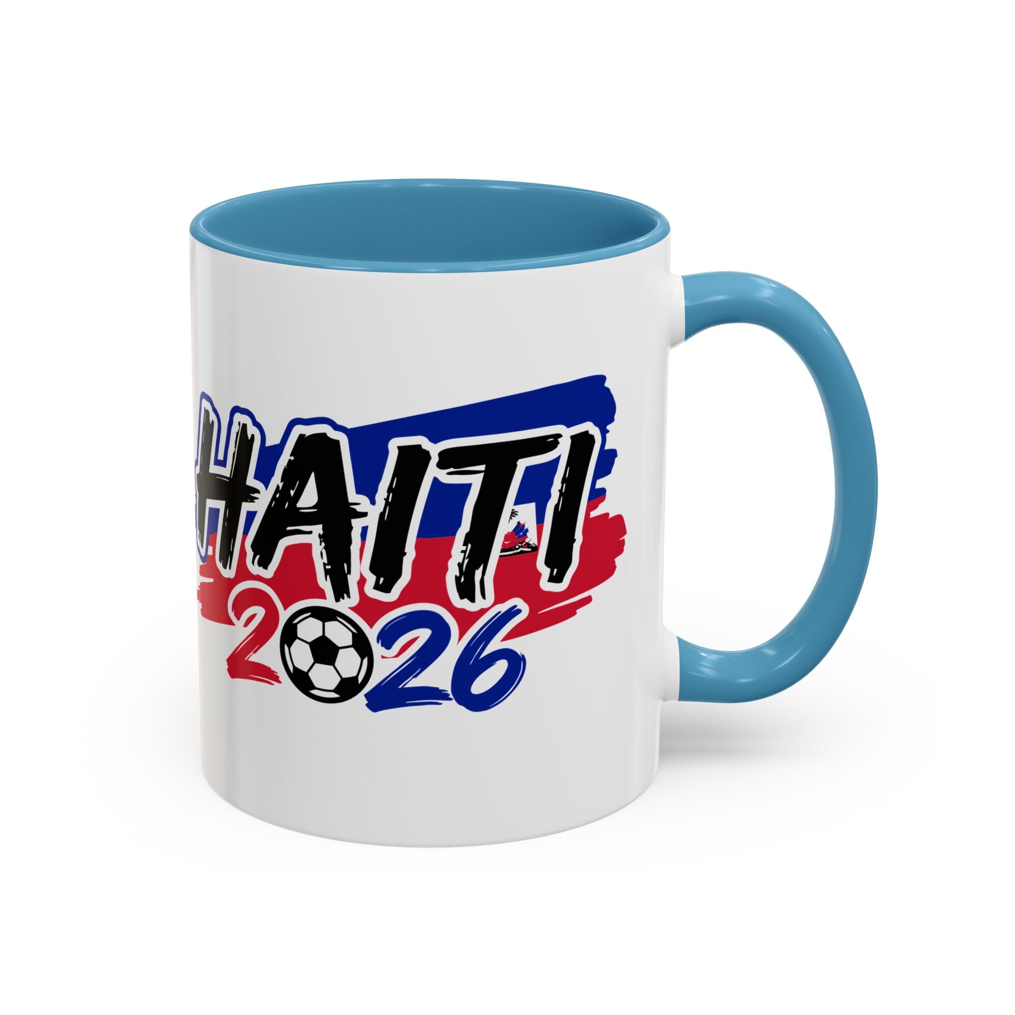Haiti 2026 Soccer Graphic Mug | Accent Coffee Mug,Soccer World Cup 2026, Gift for Dad