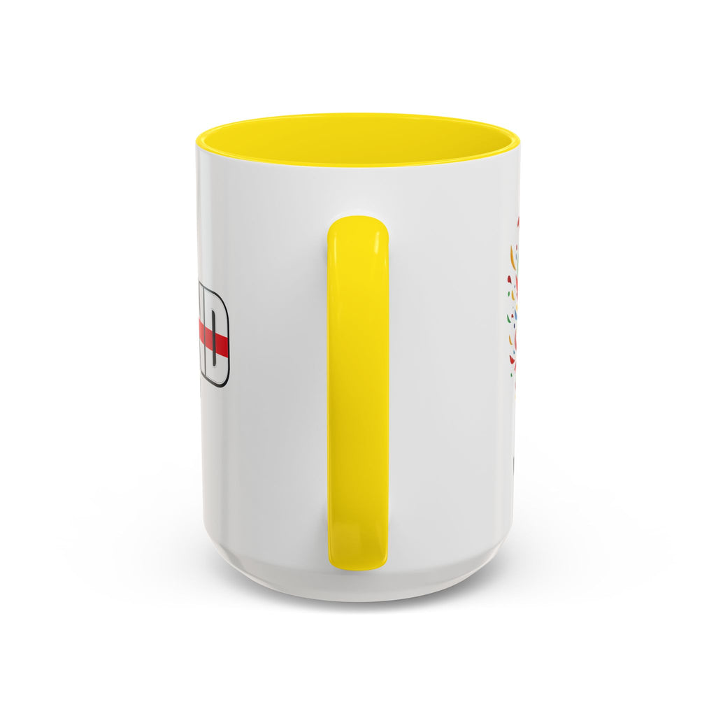 England Flag Typography Accent Coffee Mug | Come On England, World Cup 2026, Gift for Dad