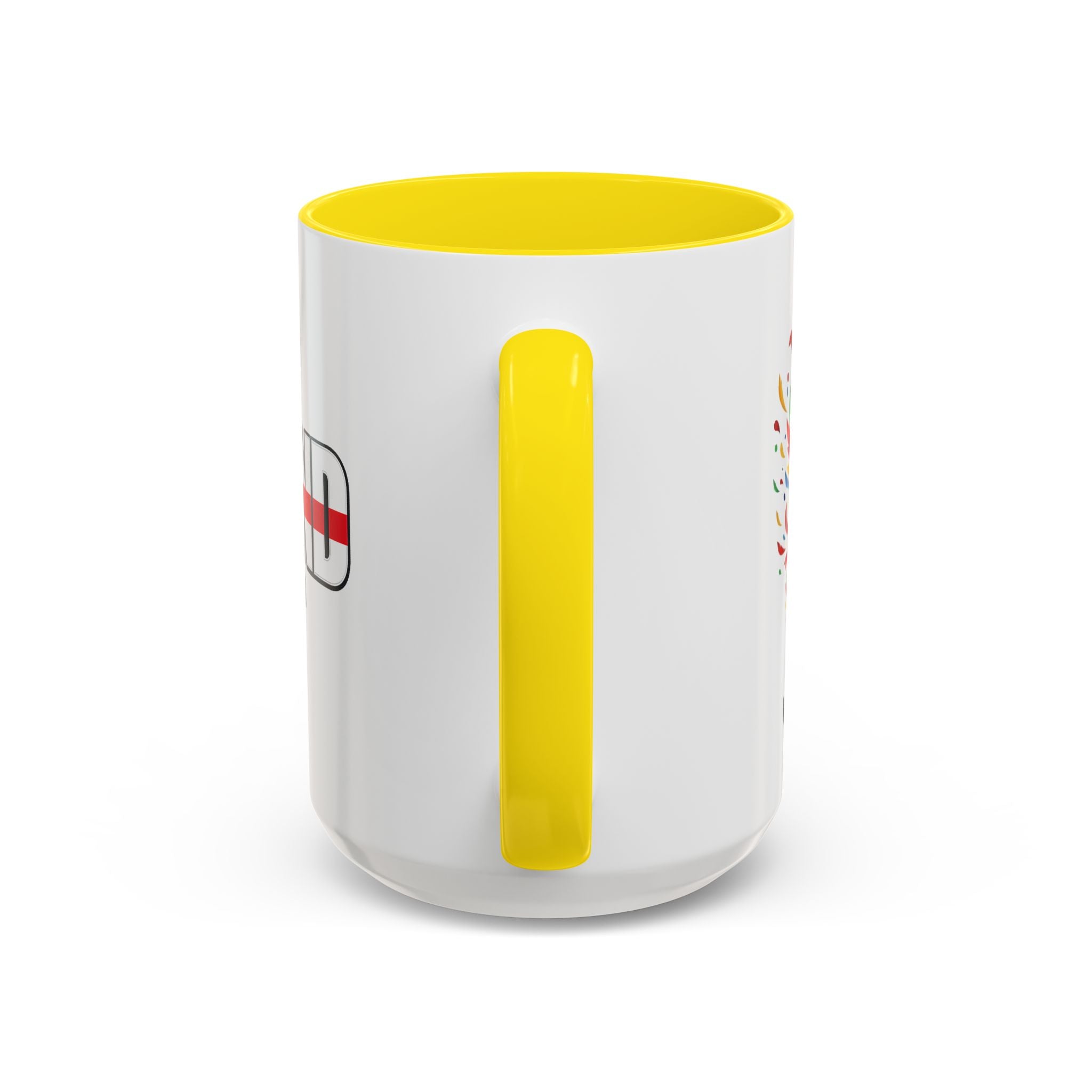 England Flag Typography Accent Coffee Mug | Come On England, World Cup 2026, Gift for Dad