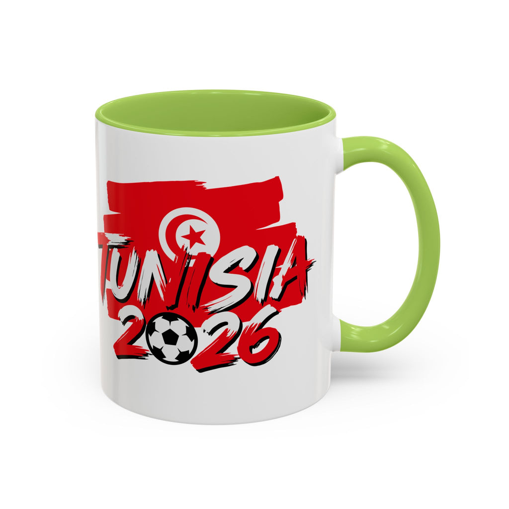 Tunisia 2026 Soccer Logo Mug | World Cup Fan Coffee Mug, Soccer World Cup 2026, Gift for Dad