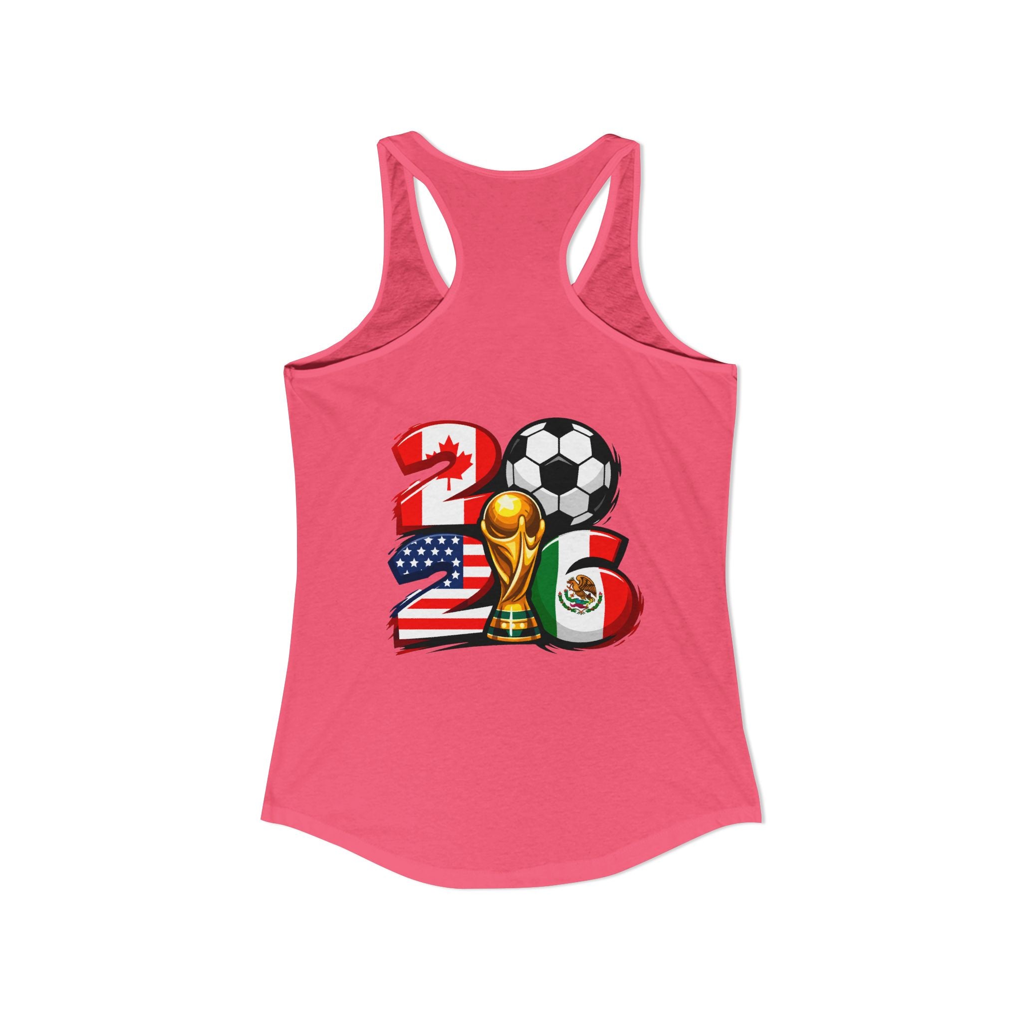 Ecuador World Cup 2026 Women's Tank Top — Mother's Day Soccer Fan Racerback