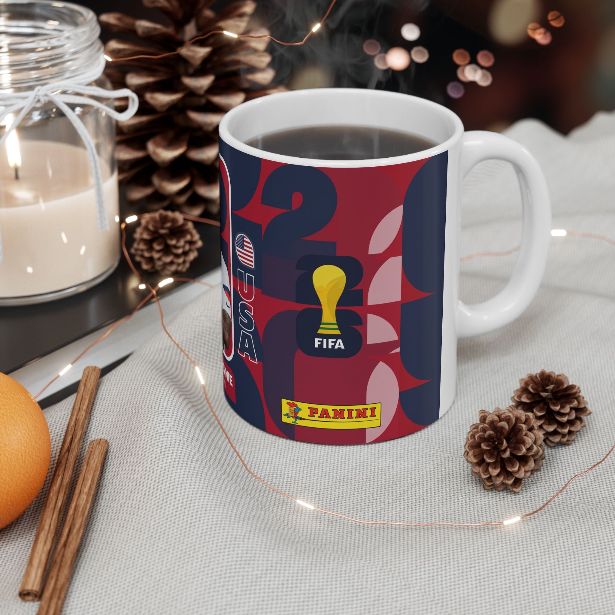 USA Soccer player Weston McKennie Mug – 11oz/15oz Fan Coffee Cup, World Cup 2026 Mugs
