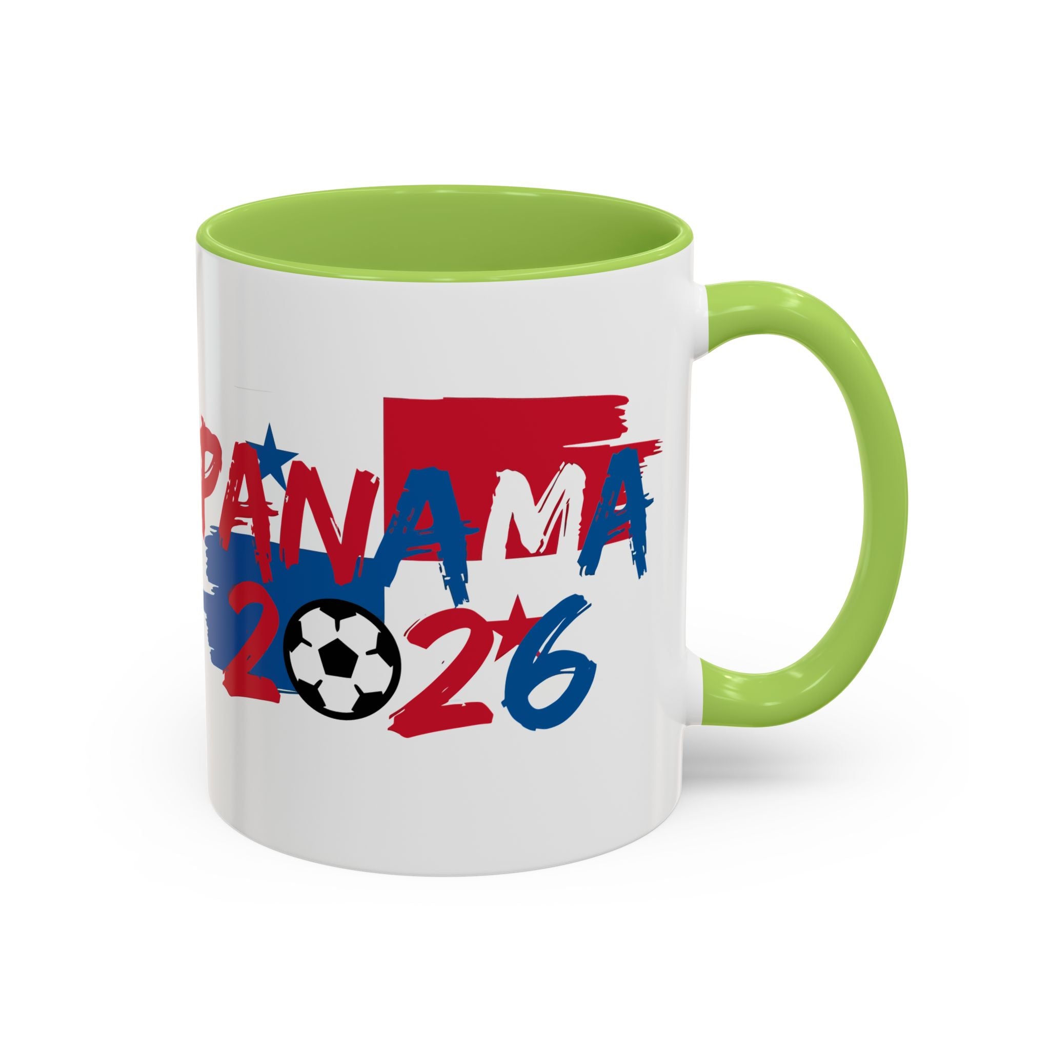 Panama 2026 Soccer Logo Accent Mug | 11oz 15oz, World Cup 2026, Gift for Dad