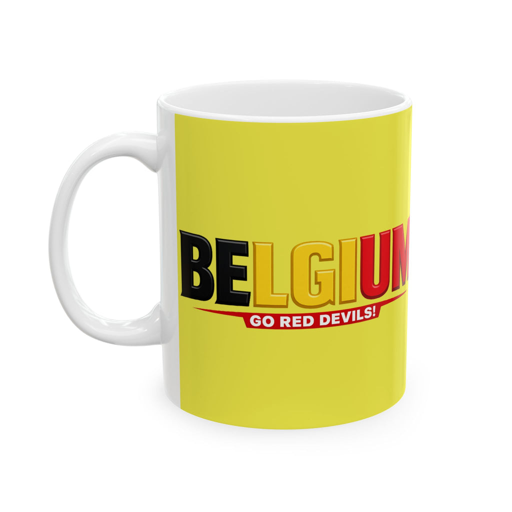 Belgium World Cup 2026 Mug | Belgium Flag, Ceramic Coffee Cup, Gift For Dad