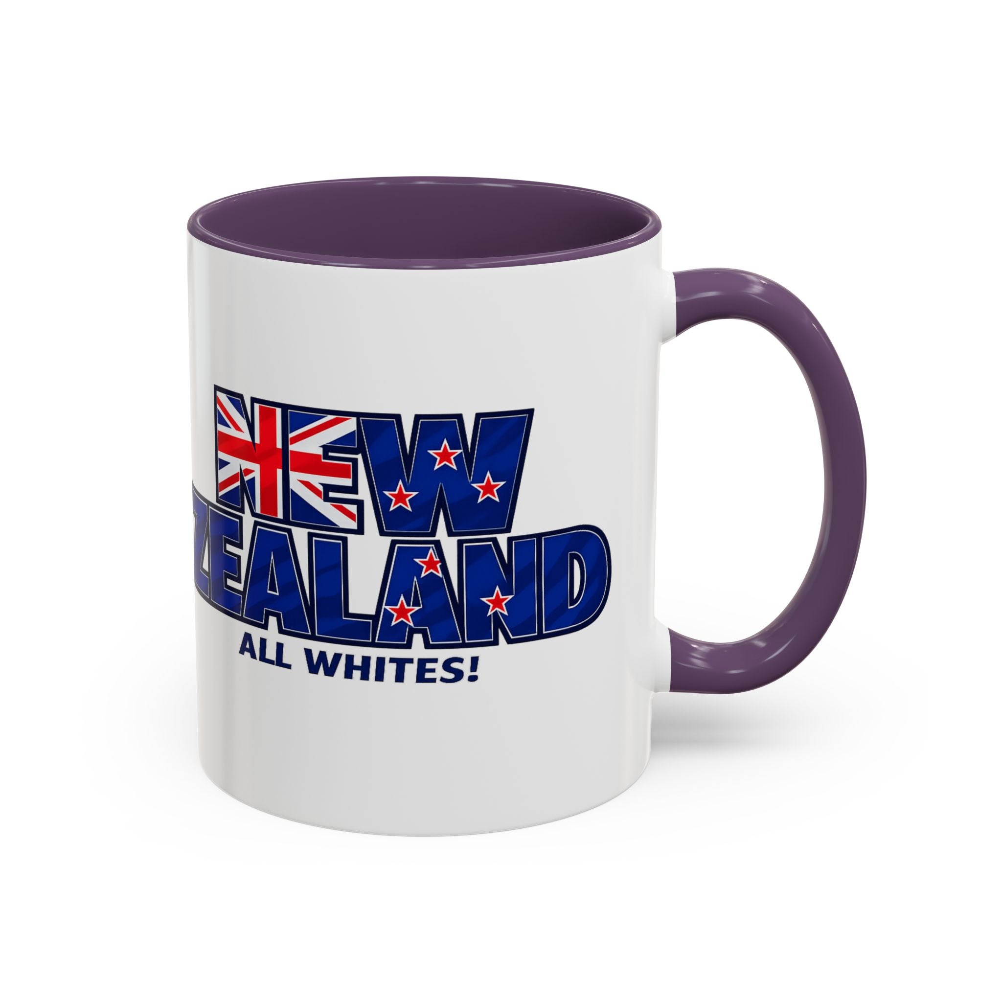 New Zealand All Whites Coffee Mug | Accent 11/15oz, World Cup 2026, Gift for Dad
