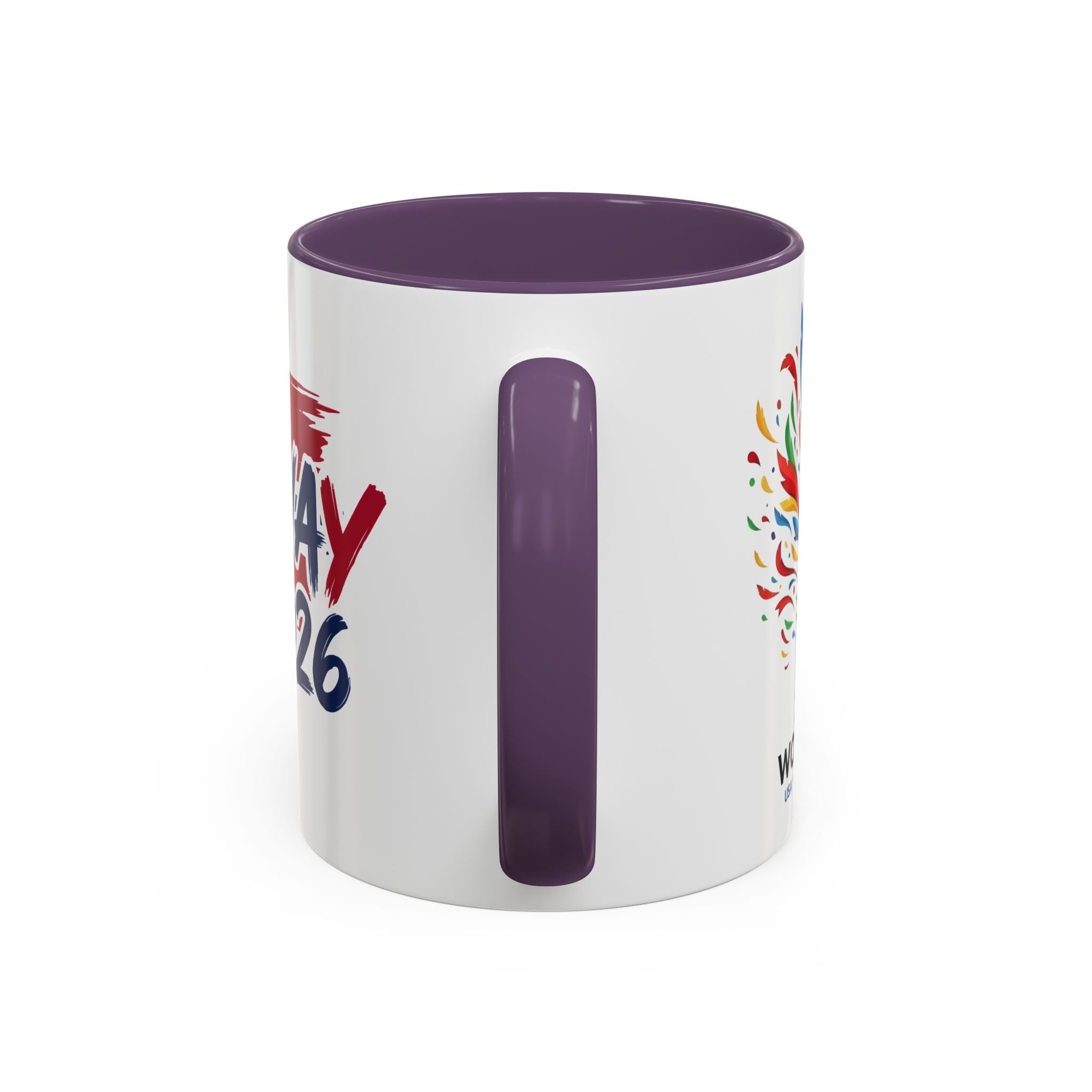 Norway 2026 Soccer Flag Accent Coffee Mug | 11oz 15oz, World Cup 2026, Gift for Dad