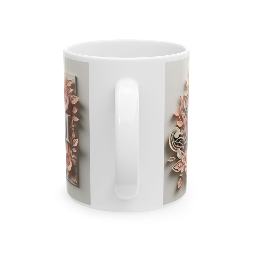 Floral 3D Mom Coffee Cup, Ceramic Mug, Mother's Day Sale