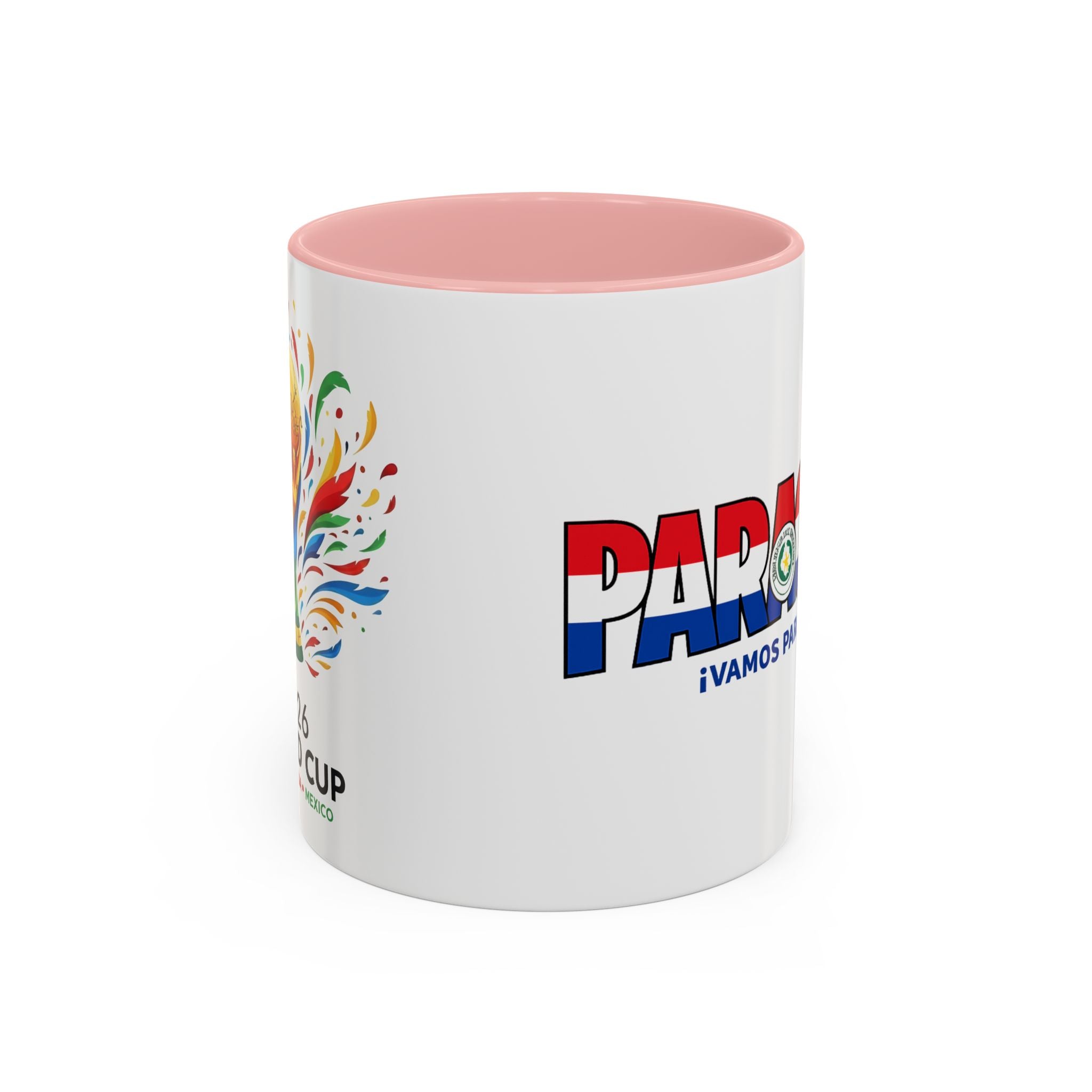 Paraguay Vamos Paraguay Mug | Accent Coffee Mug 11oz or 15oz, Soccer World Cup 2026, Gifts for Dad