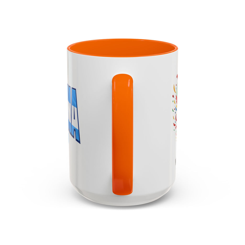 Argentina Vamos Argentina Mug | Accent Coffee Mug, Flag Text Design