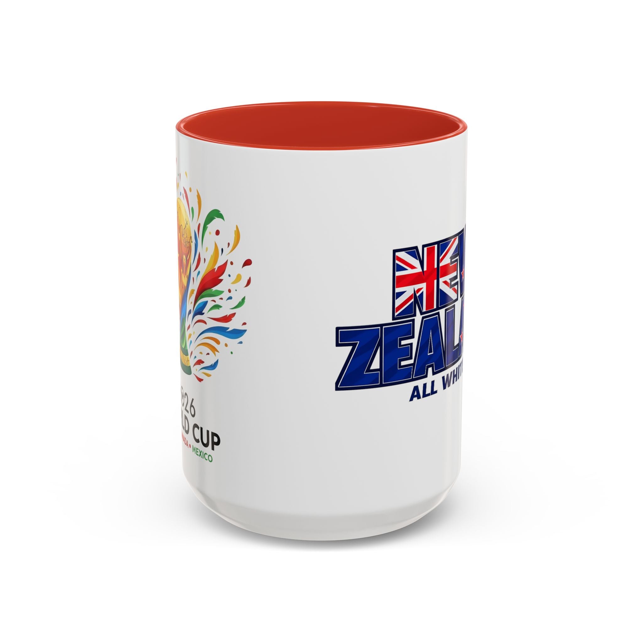 New Zealand All Whites Coffee Mug | Accent 11/15oz, World Cup 2026, Gift for Dad