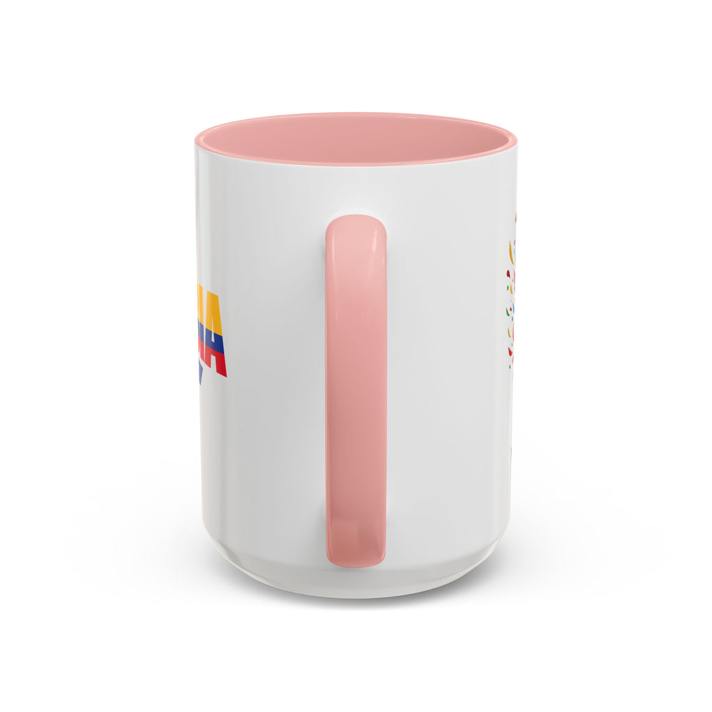 Colombia Vamos Colombia! Accent Coffee Mug | 11oz 15oz ceramic World Cup 2026, Soccer Gift