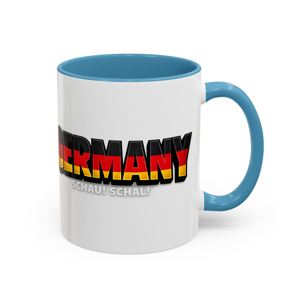 Germany flag text Mug | Accent Coffee Mug 11oz or 15oz, World Cup 2026, Gift for Dad