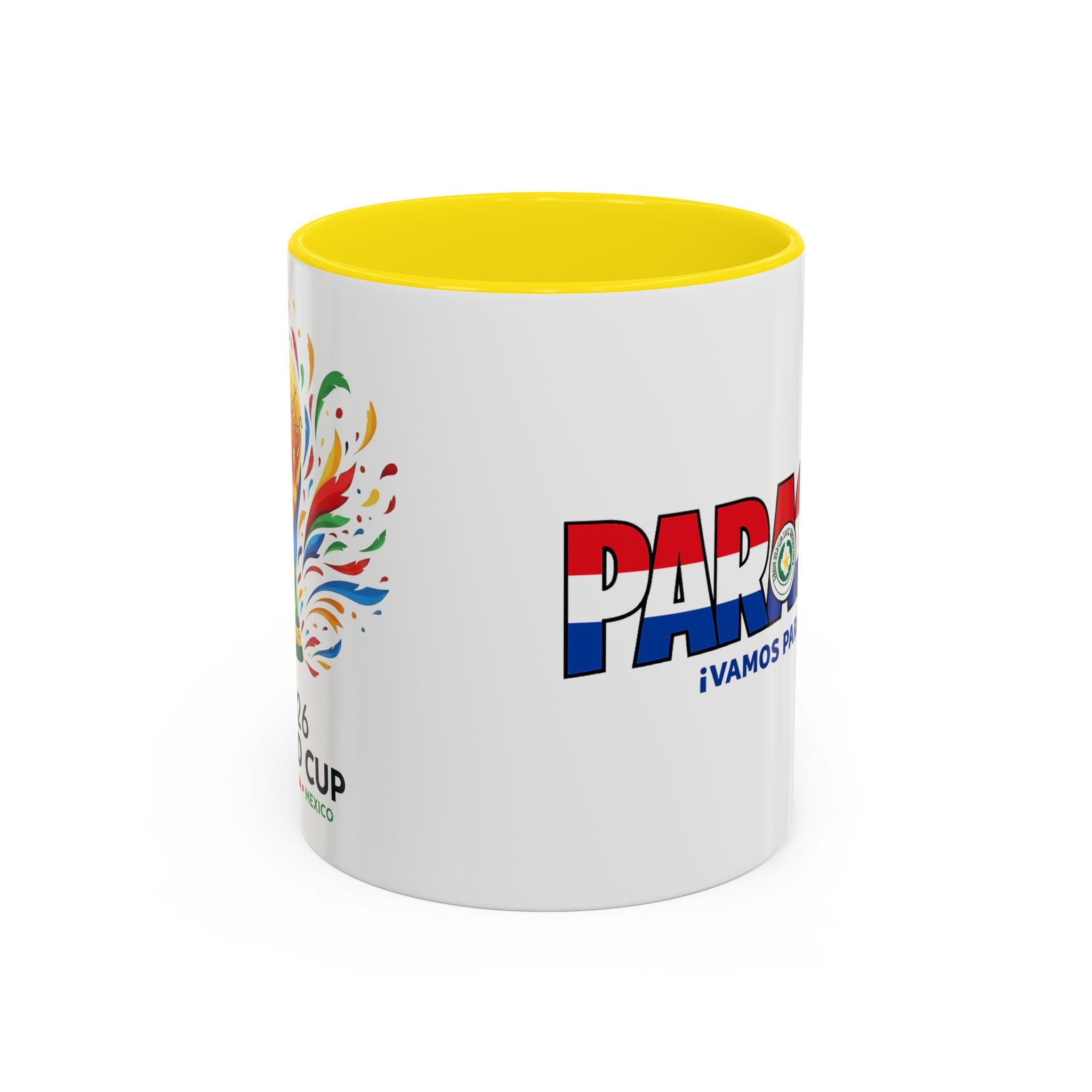 Paraguay Vamos Paraguay Mug | Accent Coffee Mug 11oz or 15oz, Soccer World Cup 2026, Gifts for Dad
