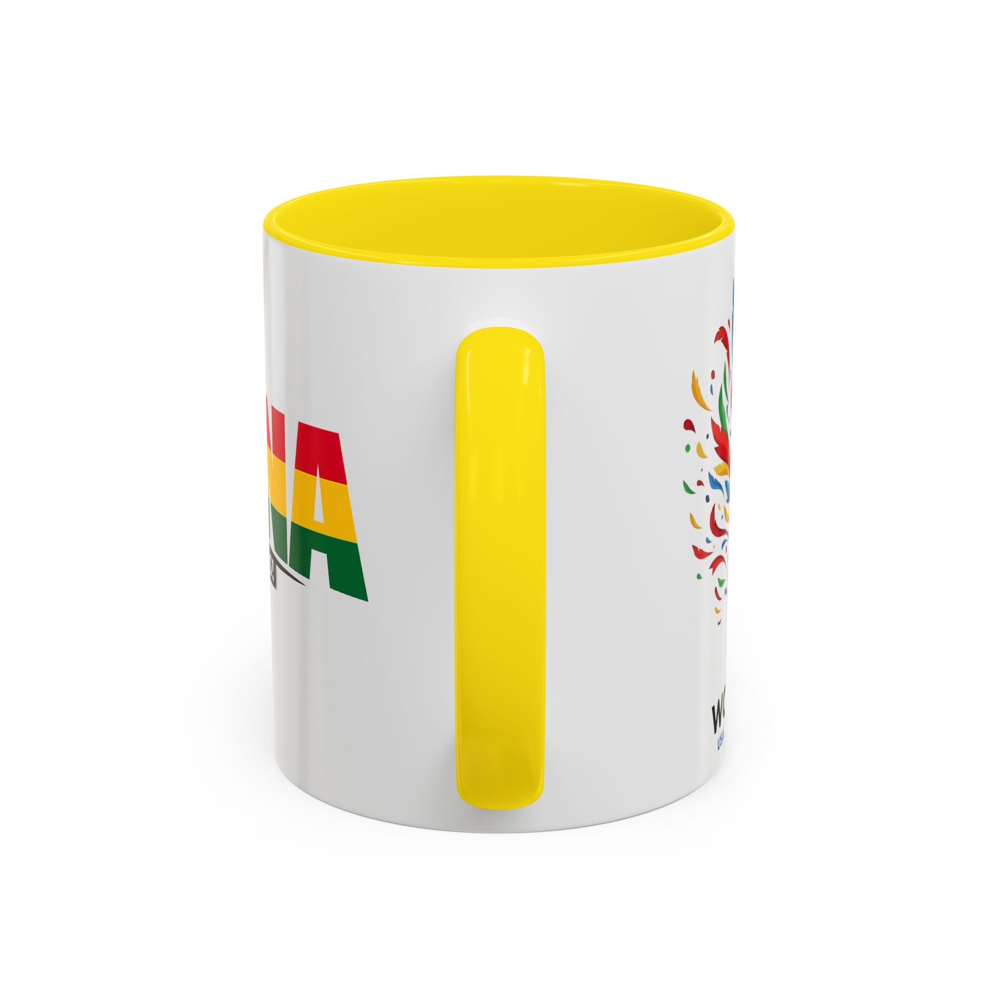 Ghana Black Stars flag stripe Accent Coffee Mug | 11oz 15oz, World Cup 2026, Gift for Dad