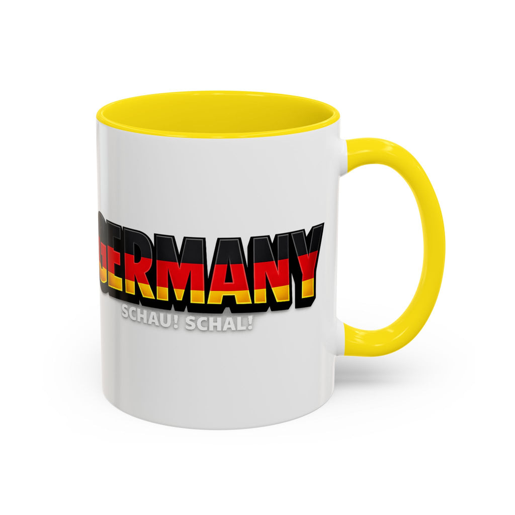 Germany flag text Mug | Accent Coffee Mug 11oz or 15oz, World Cup 2026, Gift for Dad