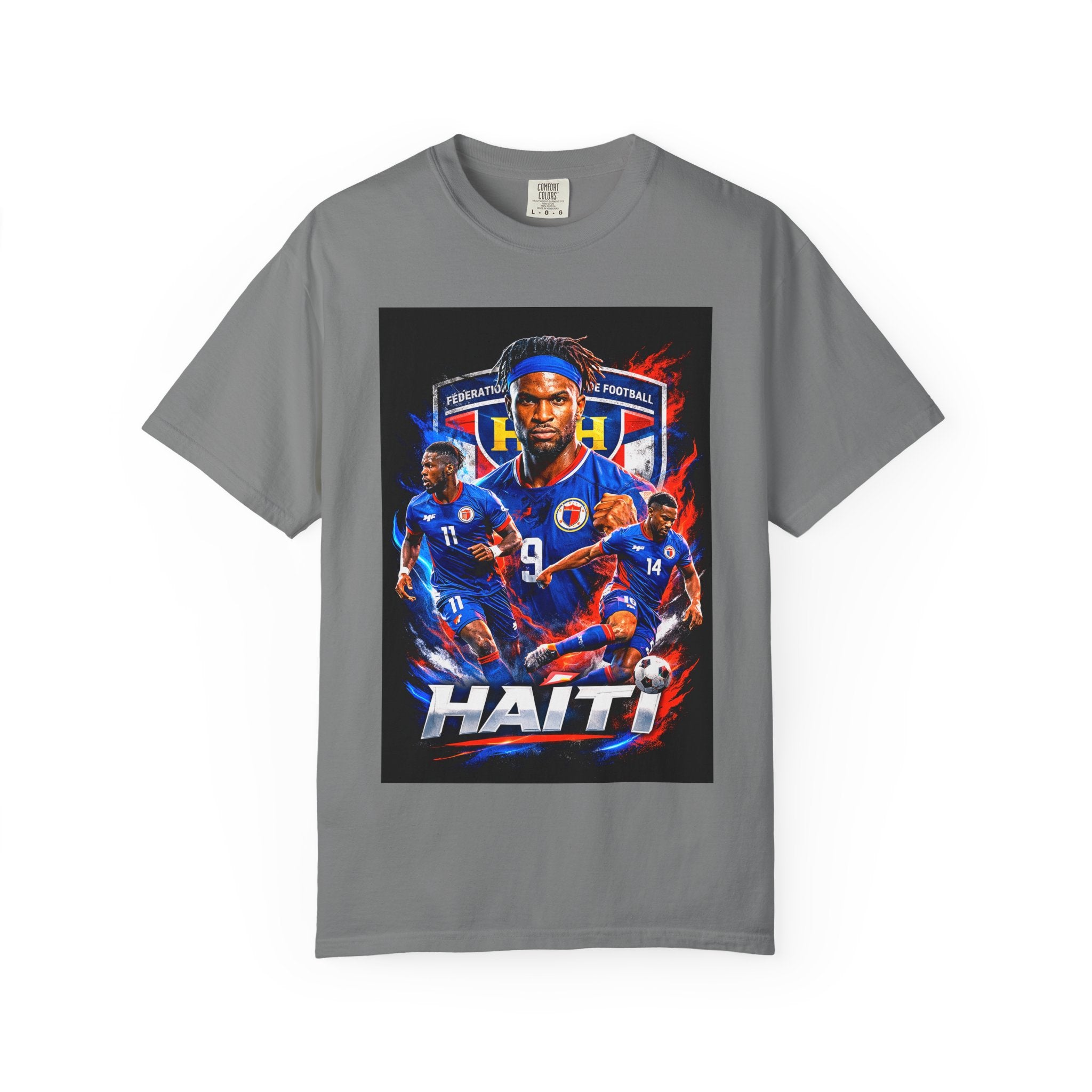 Haiti Soccer Players T-shirt | 2026 World Cup Back Graphic, Haiti Flag, Gift for him, Collectible