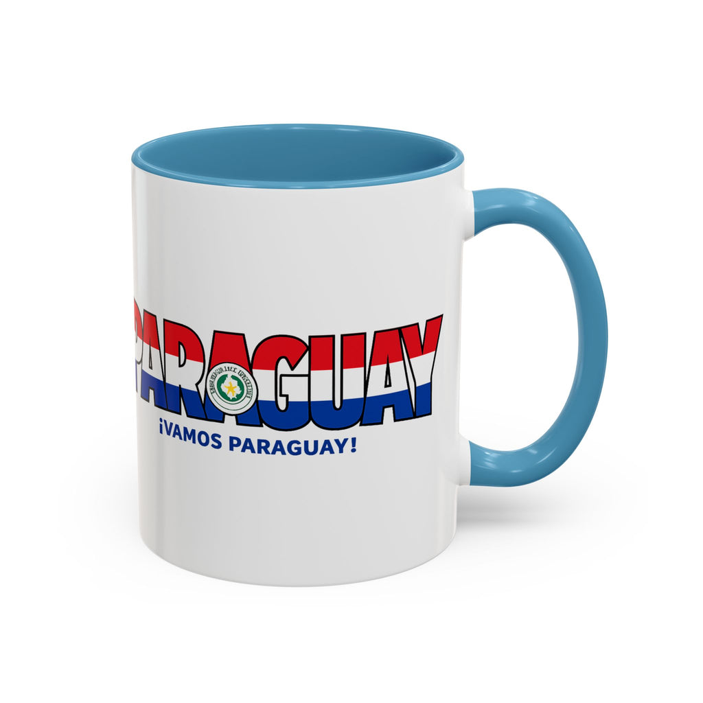 Paraguay Vamos Paraguay Mug | Accent Coffee Mug 11oz or 15oz, Soccer World Cup 2026, Gifts for Dad
