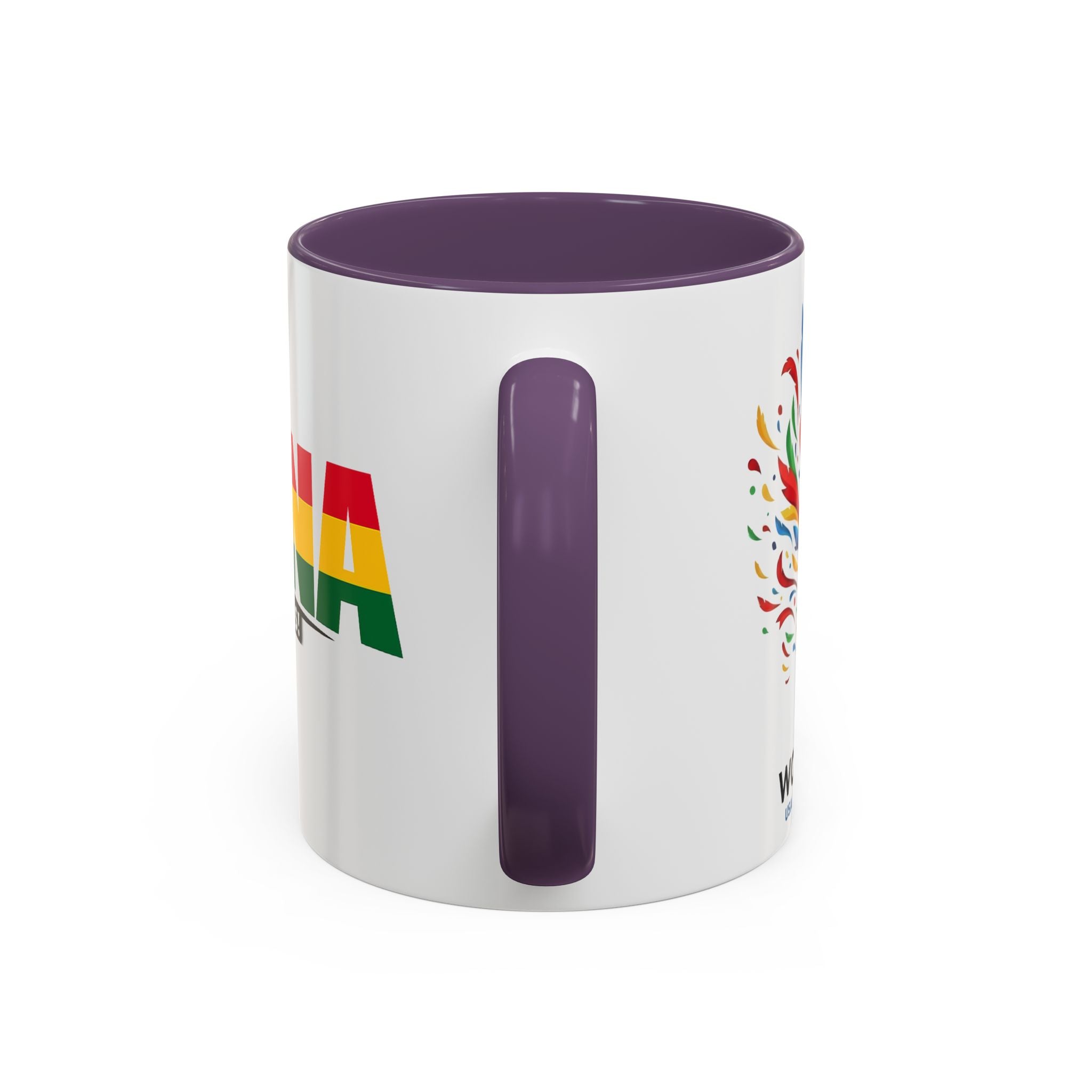 Ghana Black Stars flag stripe Accent Coffee Mug | 11oz 15oz, World Cup 2026, Gift for Dad