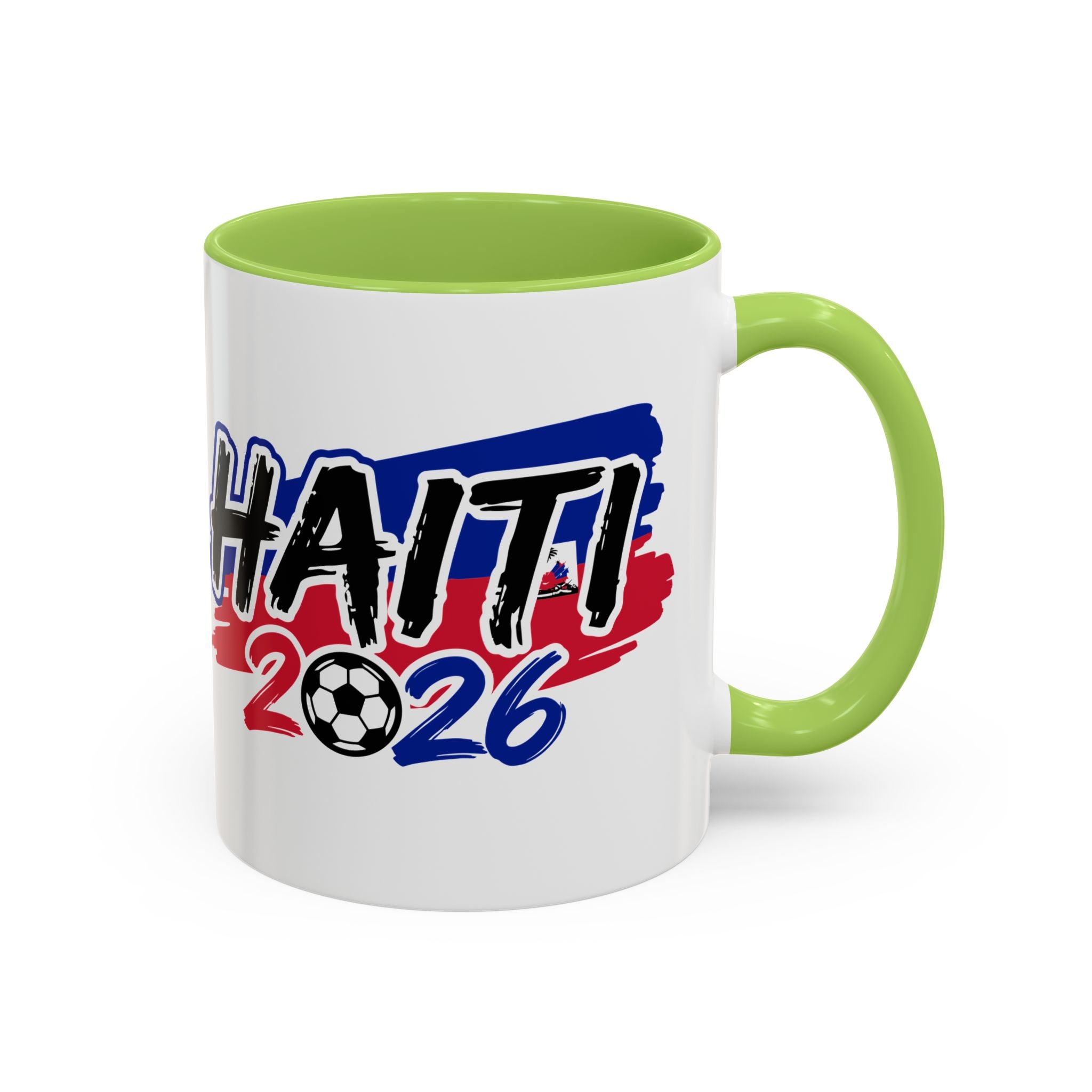 Haiti 2026 Soccer Graphic Mug | Accent Coffee Mug,Soccer World Cup 2026, Gift for Dad