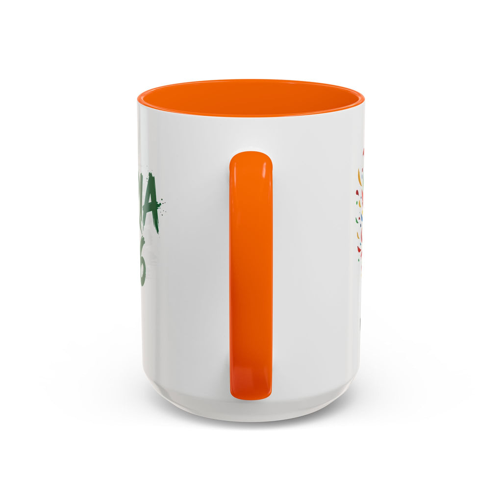 Algeria 2026 Soccer Logo Accent Coffee Mug | 11oz 15oz, Soccer World Cup 2026, Gifts for Dad