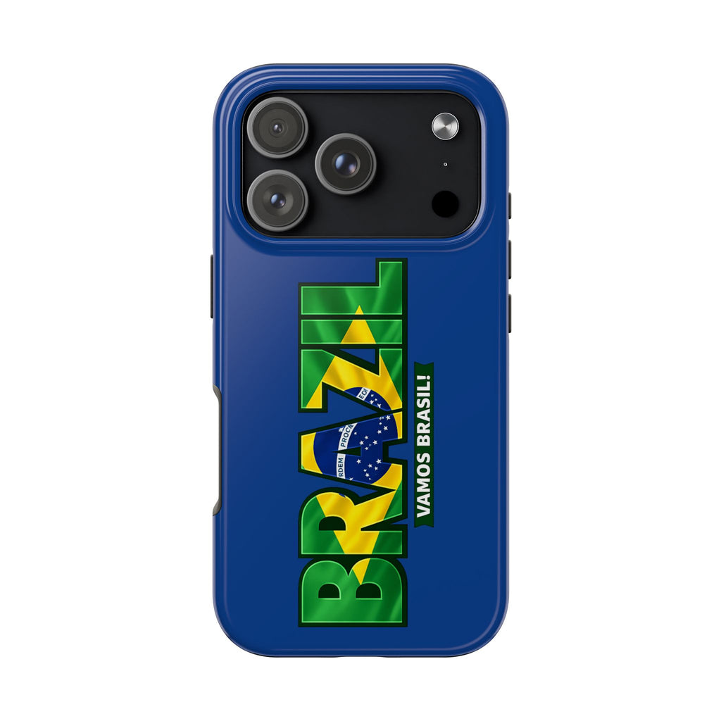 Brazil Soccer Fan Phone Case, Protective, Glossy, World Cup 2026, Tough Cases, Custom Phone Cases