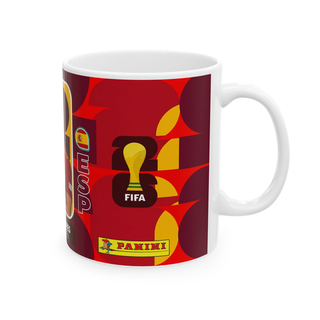Spain Soccer Player Ferran Torres Mug —  11oz/15oz Ceramic Coffee Cup, World Cup 2026 Mugs