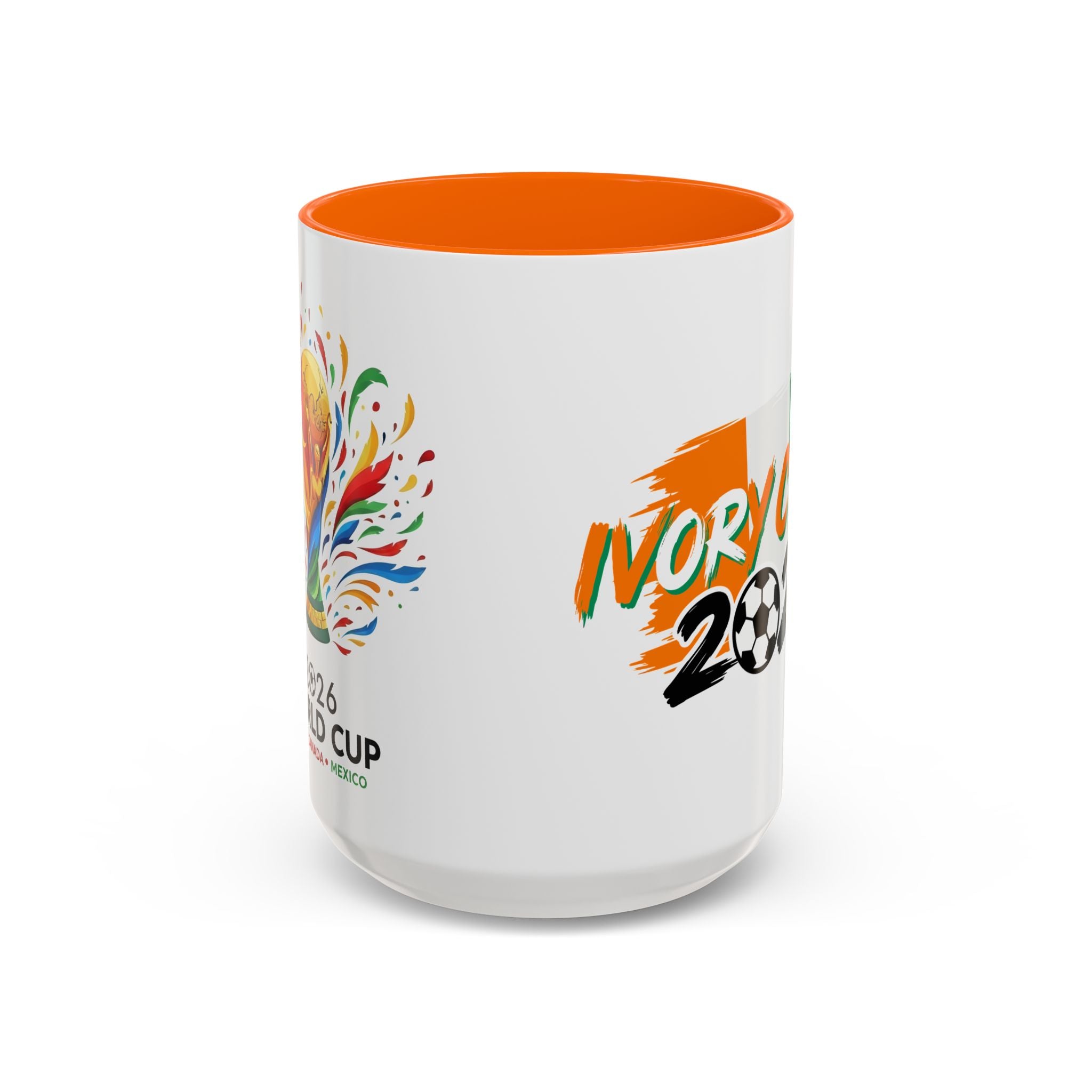 Ivory Coast 2026 Soccer Logo Mug | Accent Coffee Mug 11oz 15oz,Soccer World Cup 2026, Gifts for Dad