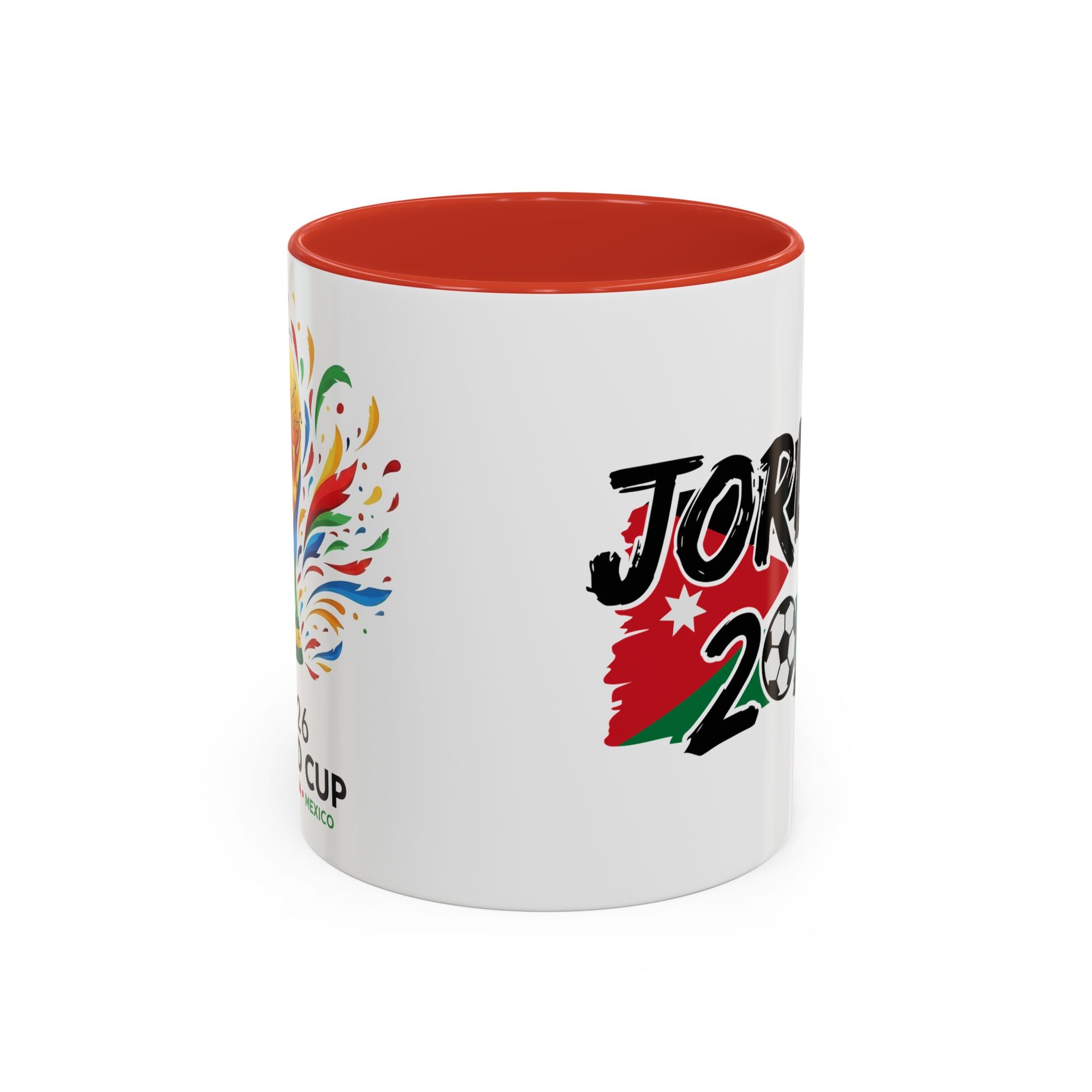 Jordan 2026 Soccer Logo Mug | Accent Coffee Mug 11oz 15oz, World Cup 2026, Gift for Dad