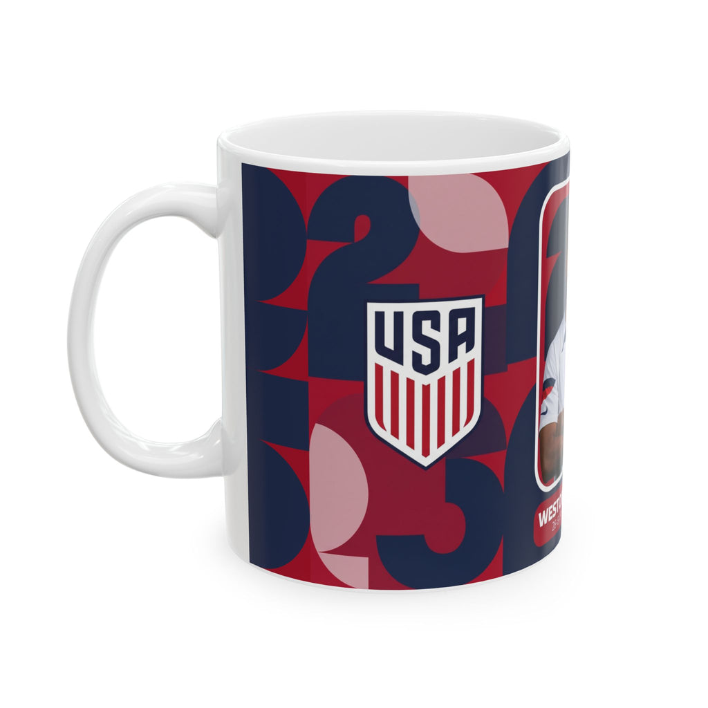USA Soccer player Weston McKennie Mug – 11oz/15oz Fan Coffee Cup, World Cup 2026 Mugs