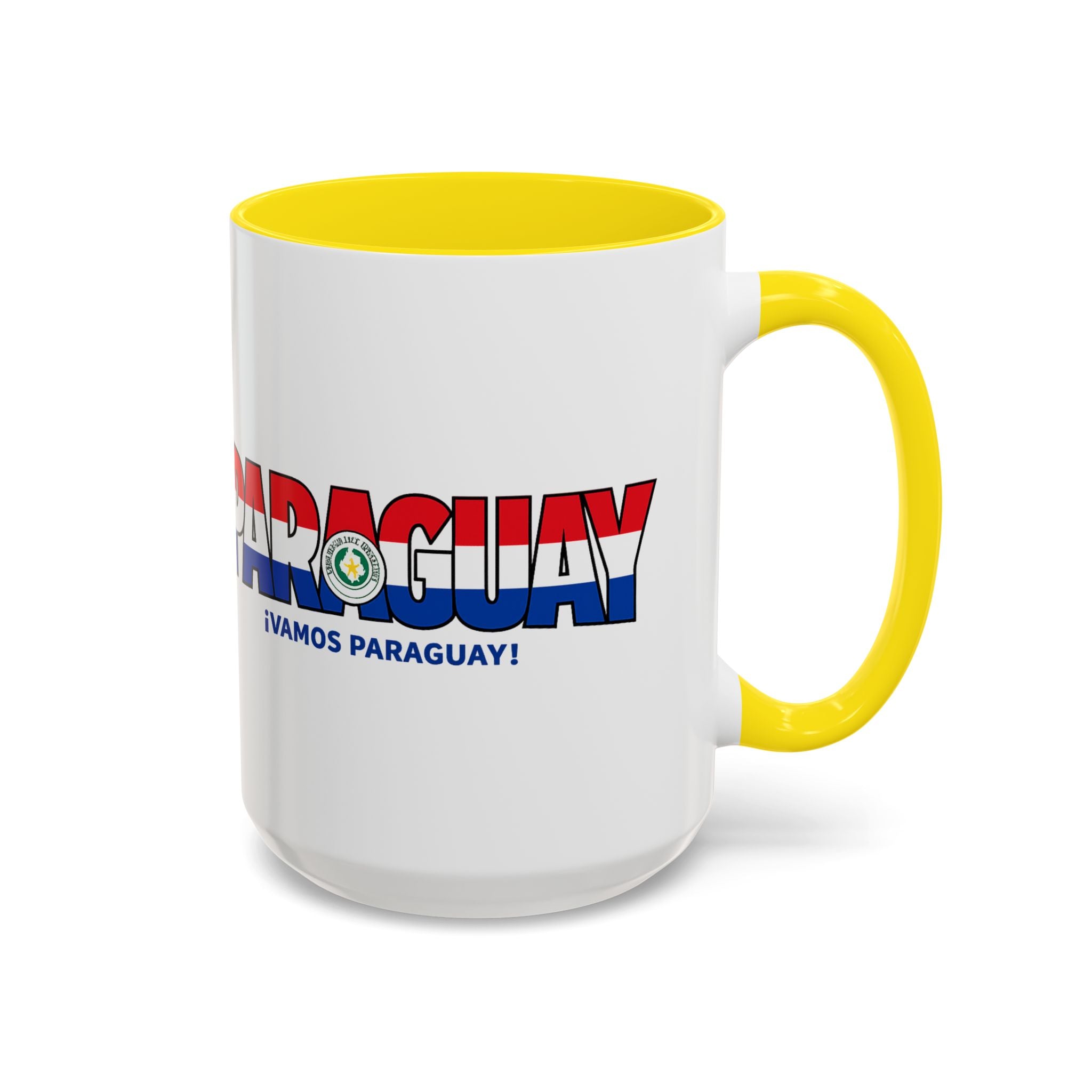 Paraguay Vamos Paraguay Mug | Accent Coffee Mug 11oz or 15oz, Soccer World Cup 2026, Gifts for Dad