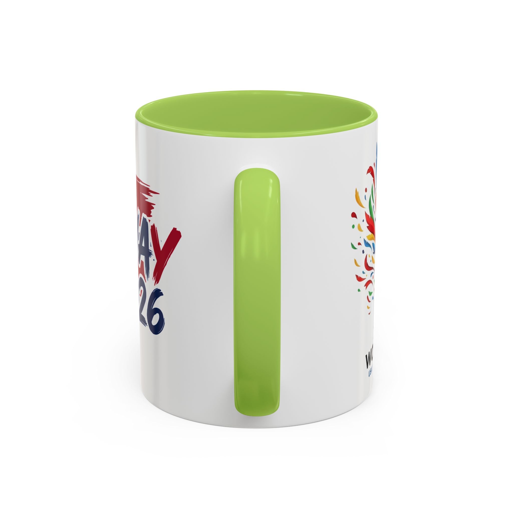 Norway 2026 Soccer Flag Accent Coffee Mug | 11oz 15oz, World Cup 2026, Gift for Dad